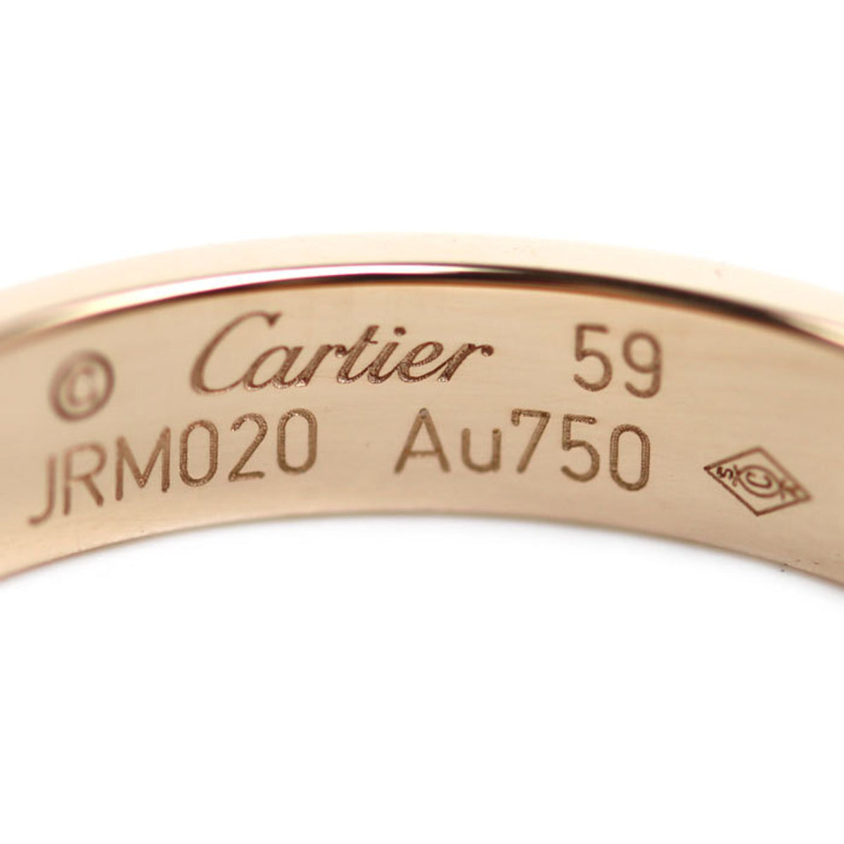 Cartier Pink Gold (18K) Band Ring (Pre-Owned)