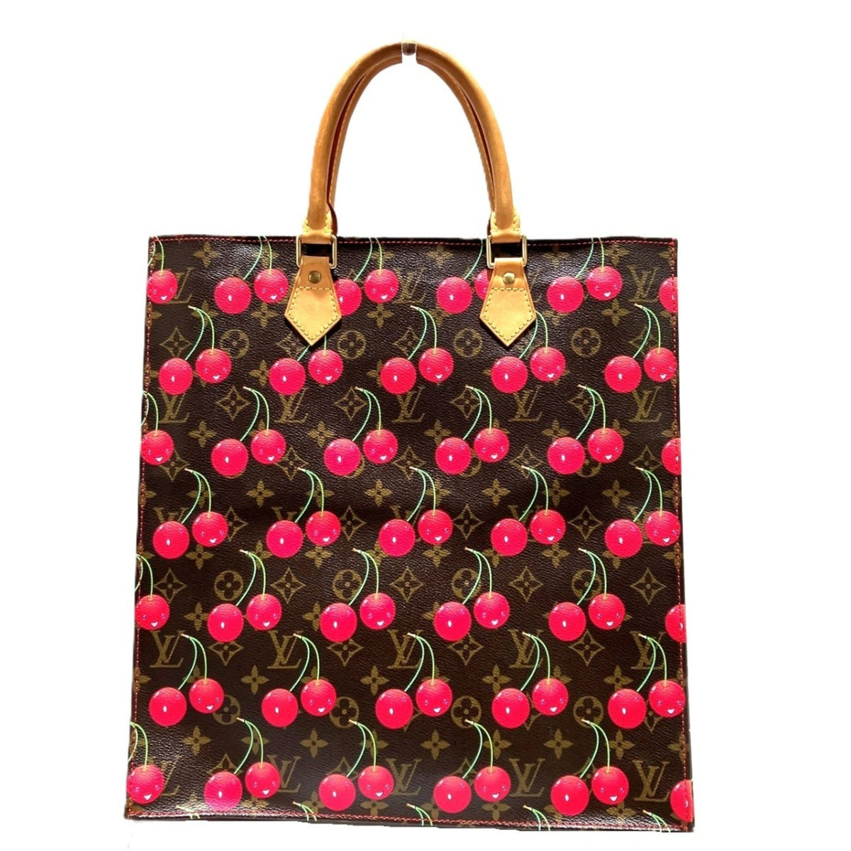 Louis Vuitton Brown Monogram Cherry Monogram Tote Bag (Pre-Owned)