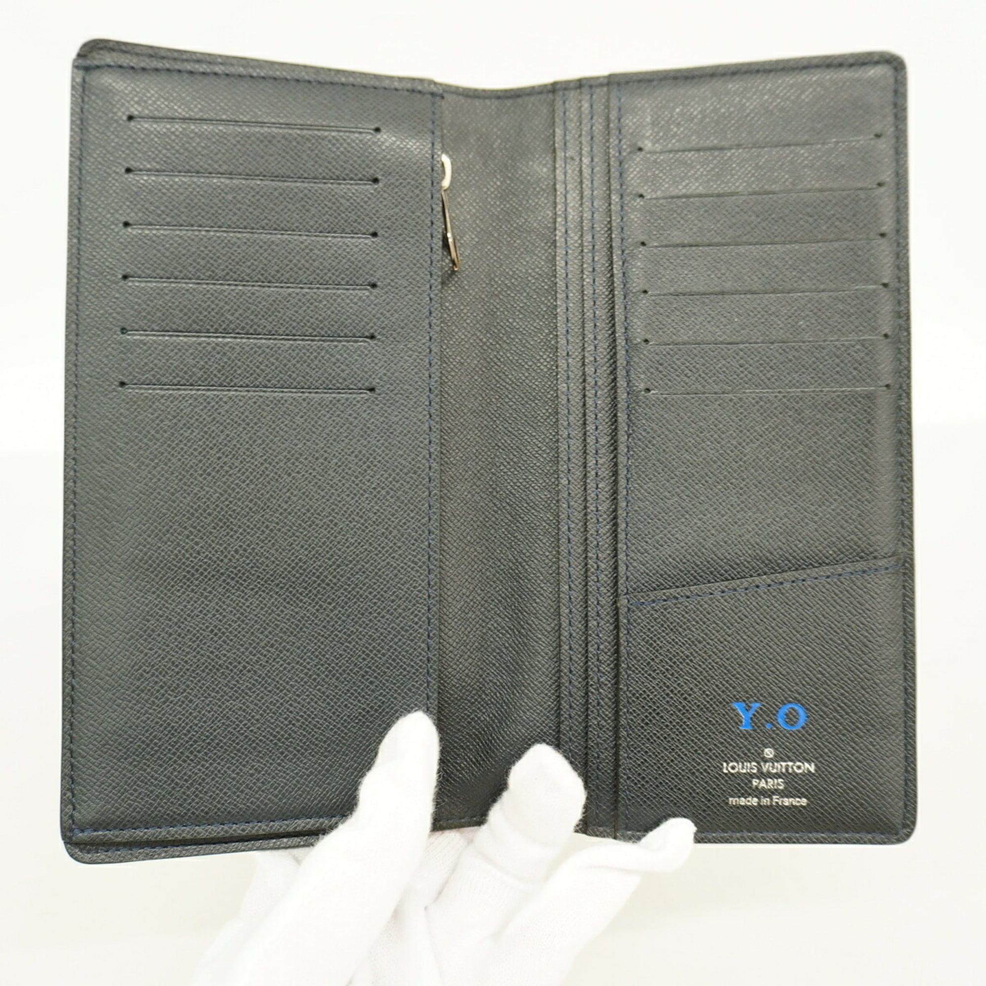 Louis Vuitton Navy Blue Long Wallet (Bi-Fold) (Pre-Owned)
