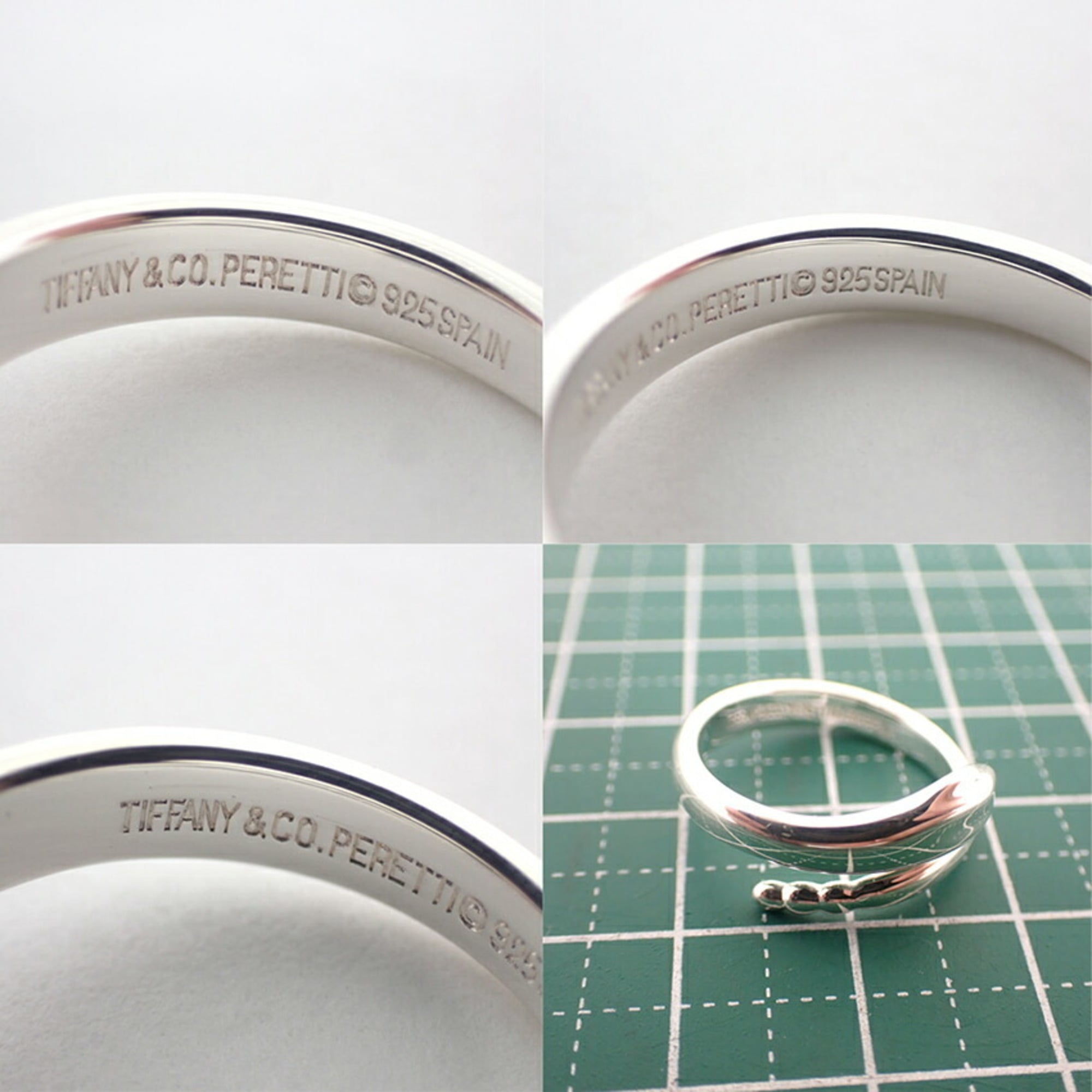 Tiffany Sterling Silver 925 Band Ring (Pre-Owned)