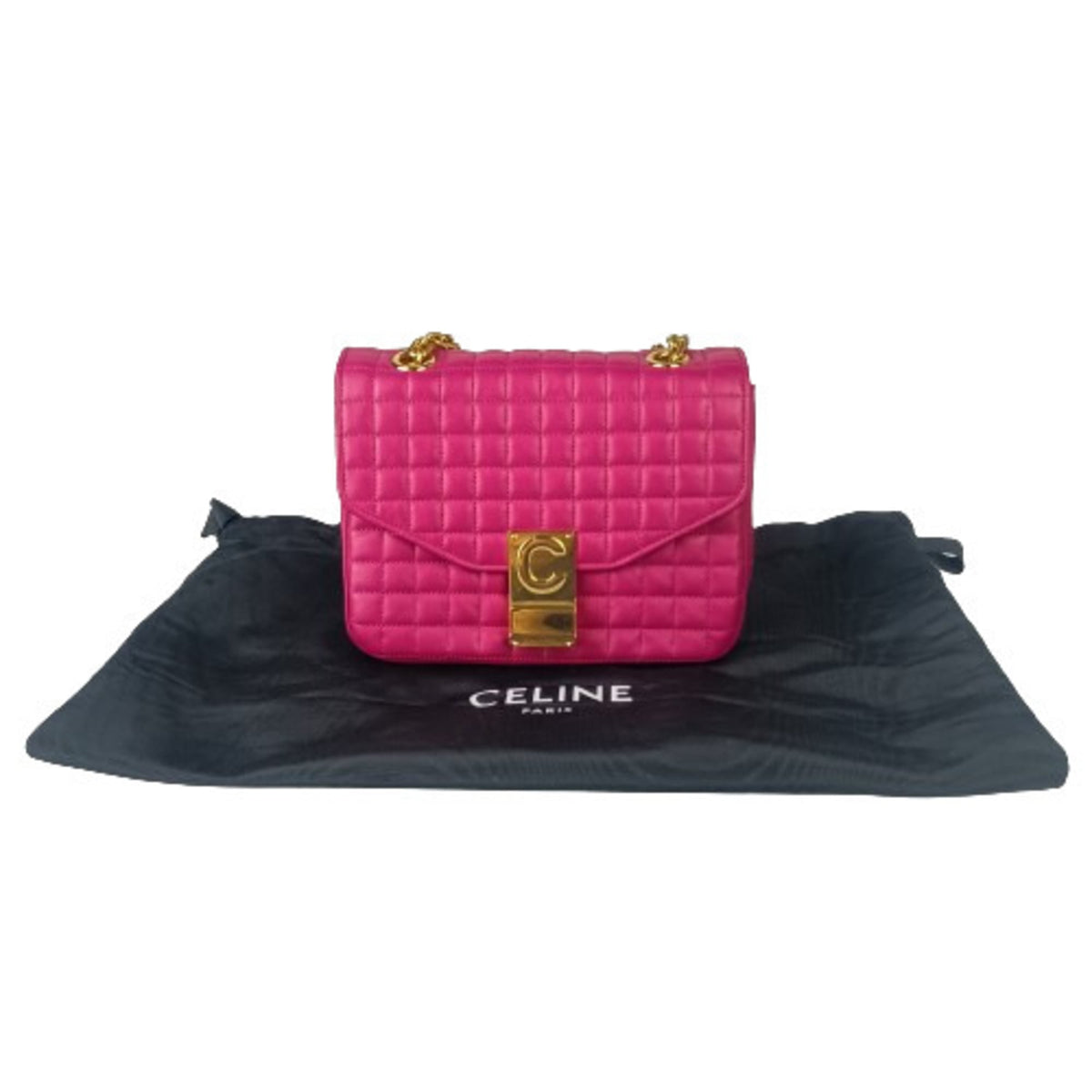 Celine Pink Leather Shoulder Bag (Pre-Owned)