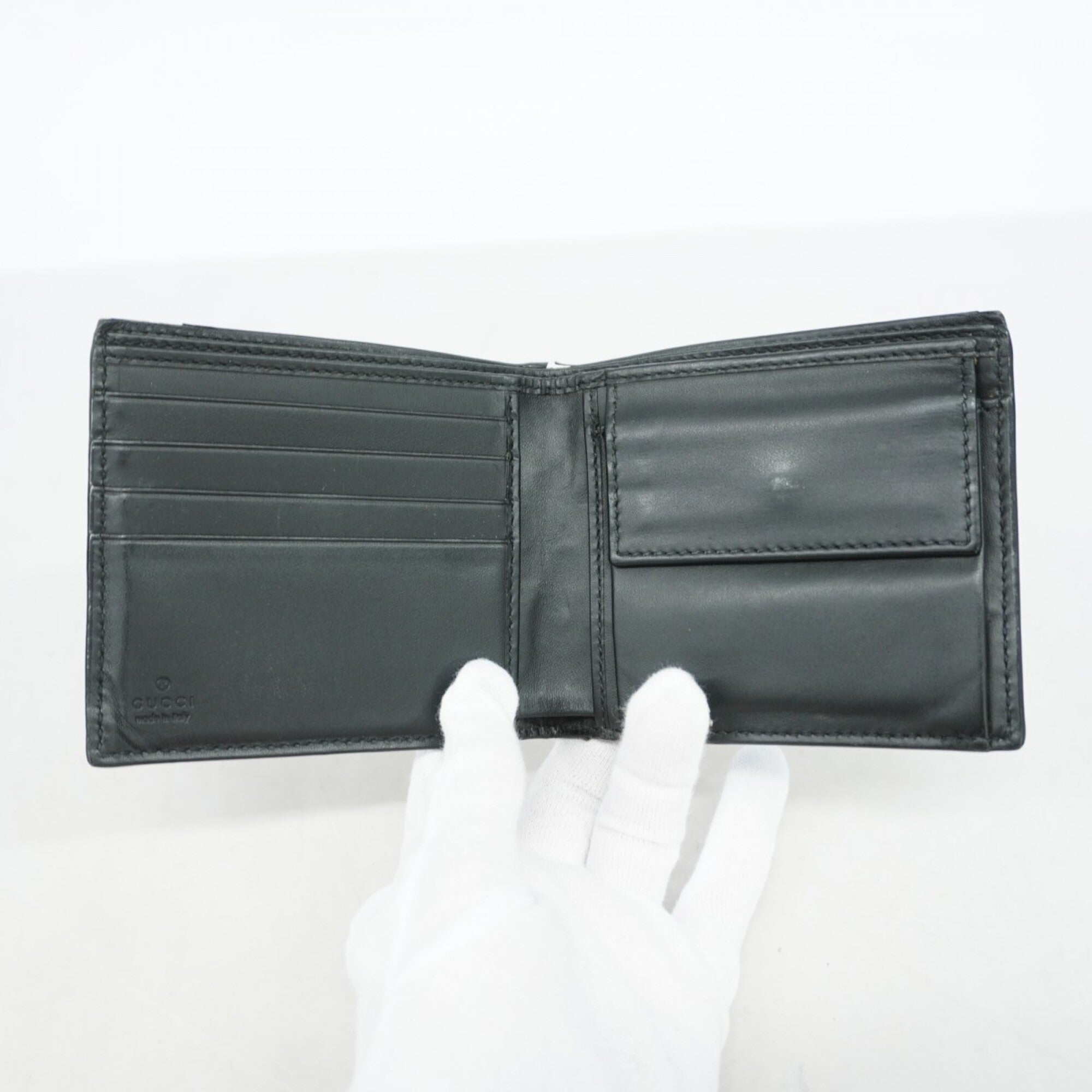 Gucci Black Pvc Wallet (Bi-Fold) (Pre-Owned)
