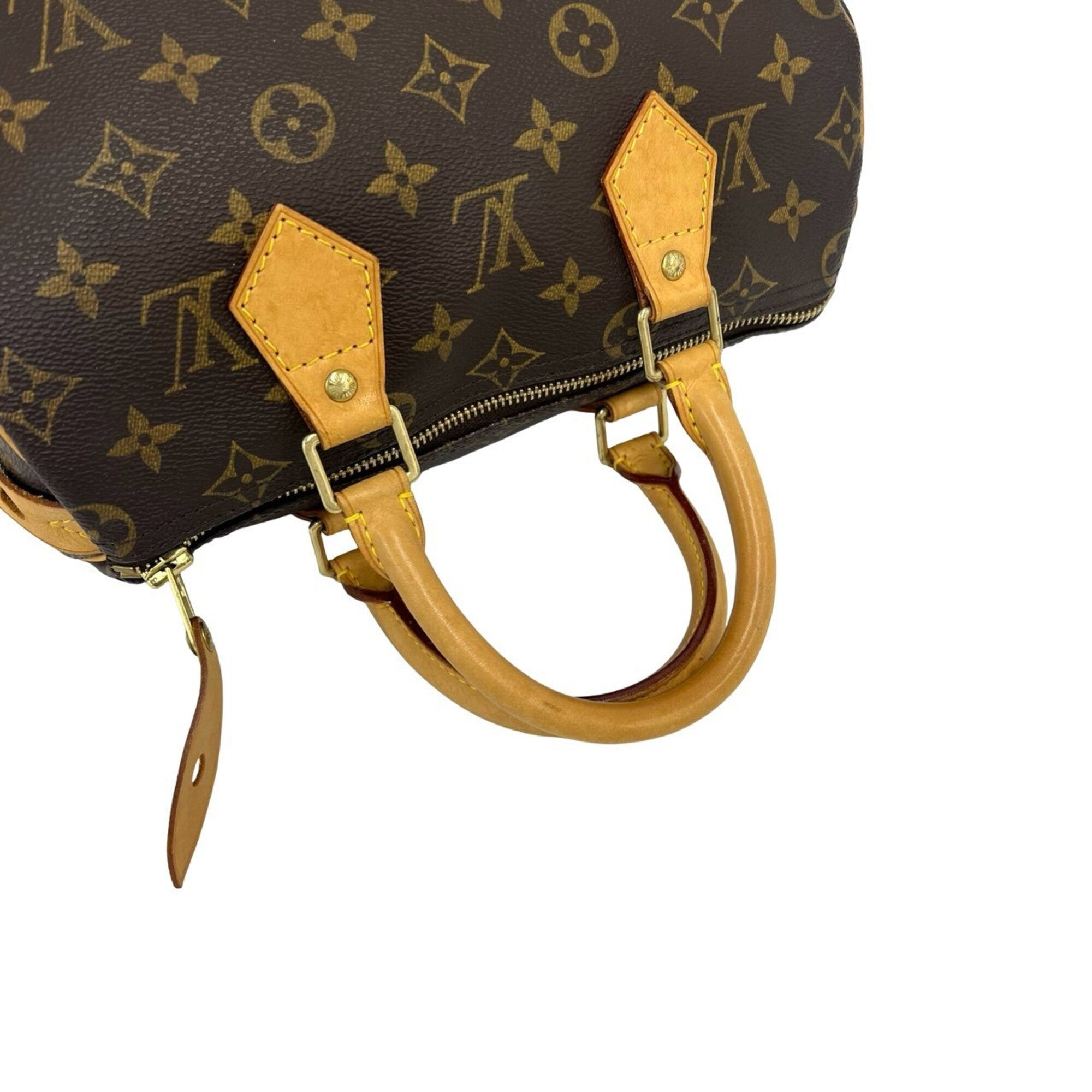 Louis Vuitton Brown Leather Pvc Boston Bag Handbag (Pre-Owned)