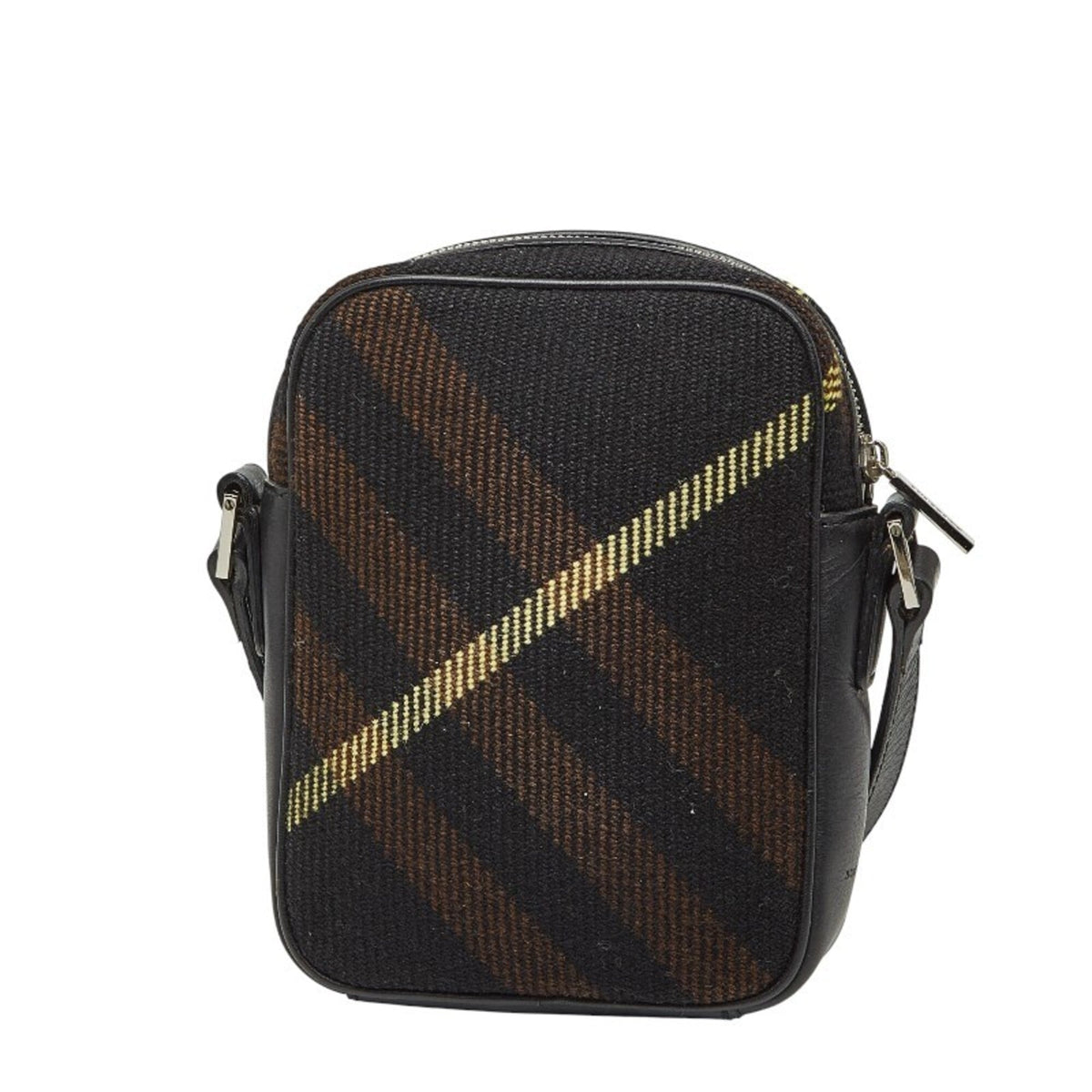 Burberry Black Brown Shoulder Bag (Pre-Owned)