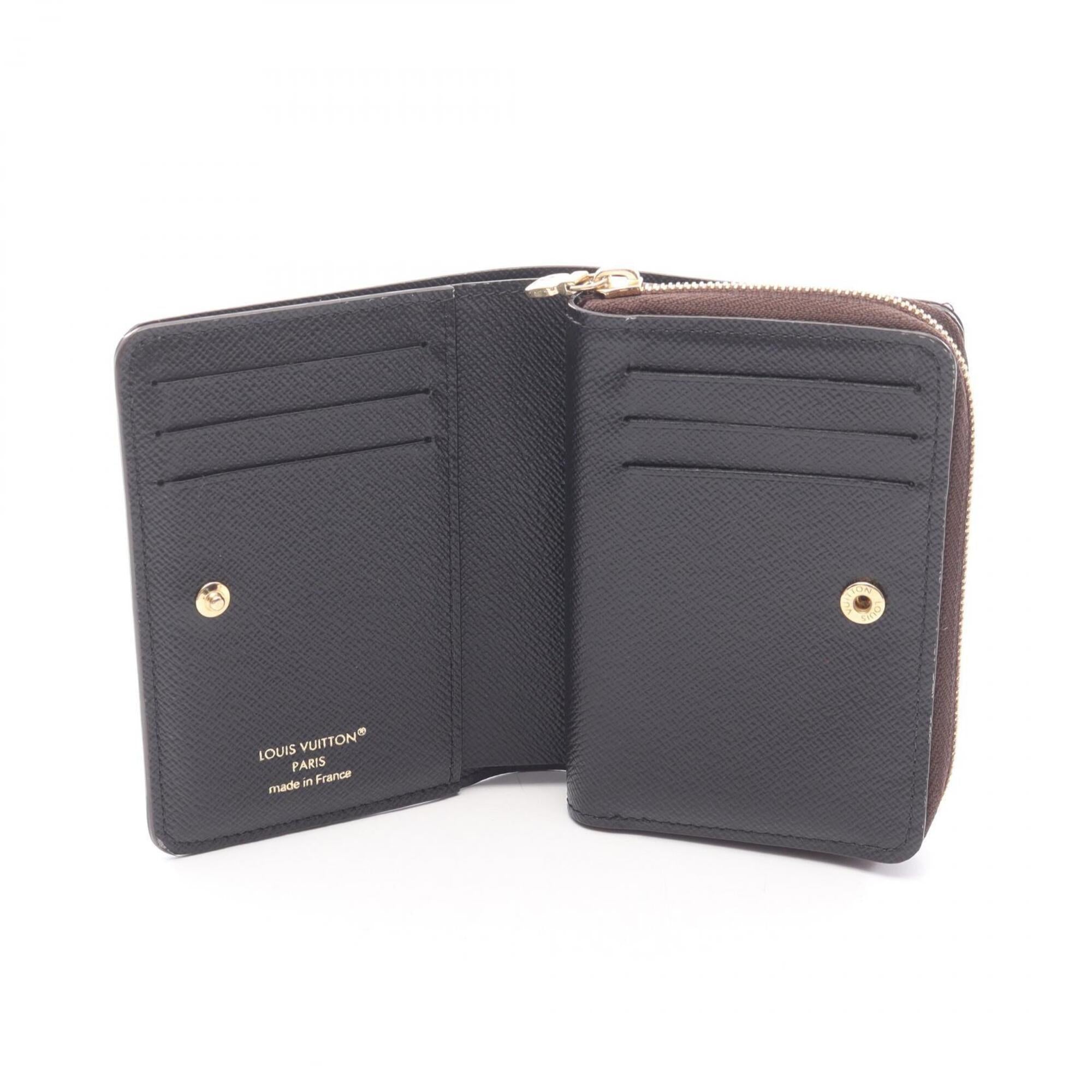 Louis Vuitton Brown Leather Pvc Coin Purse/Coin Case (Pre-Owned)