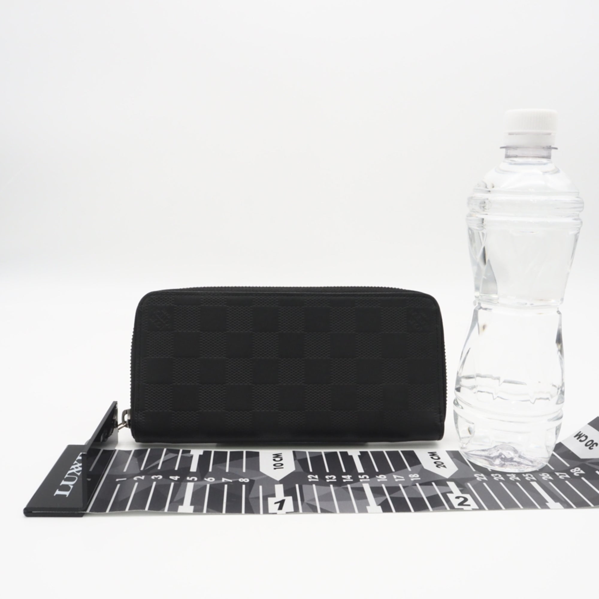 Louis Vuitton Black Damier Canvas Infini Onyx Damier Infini Long Wallet (Bi-Fold) (Pre-Owned)