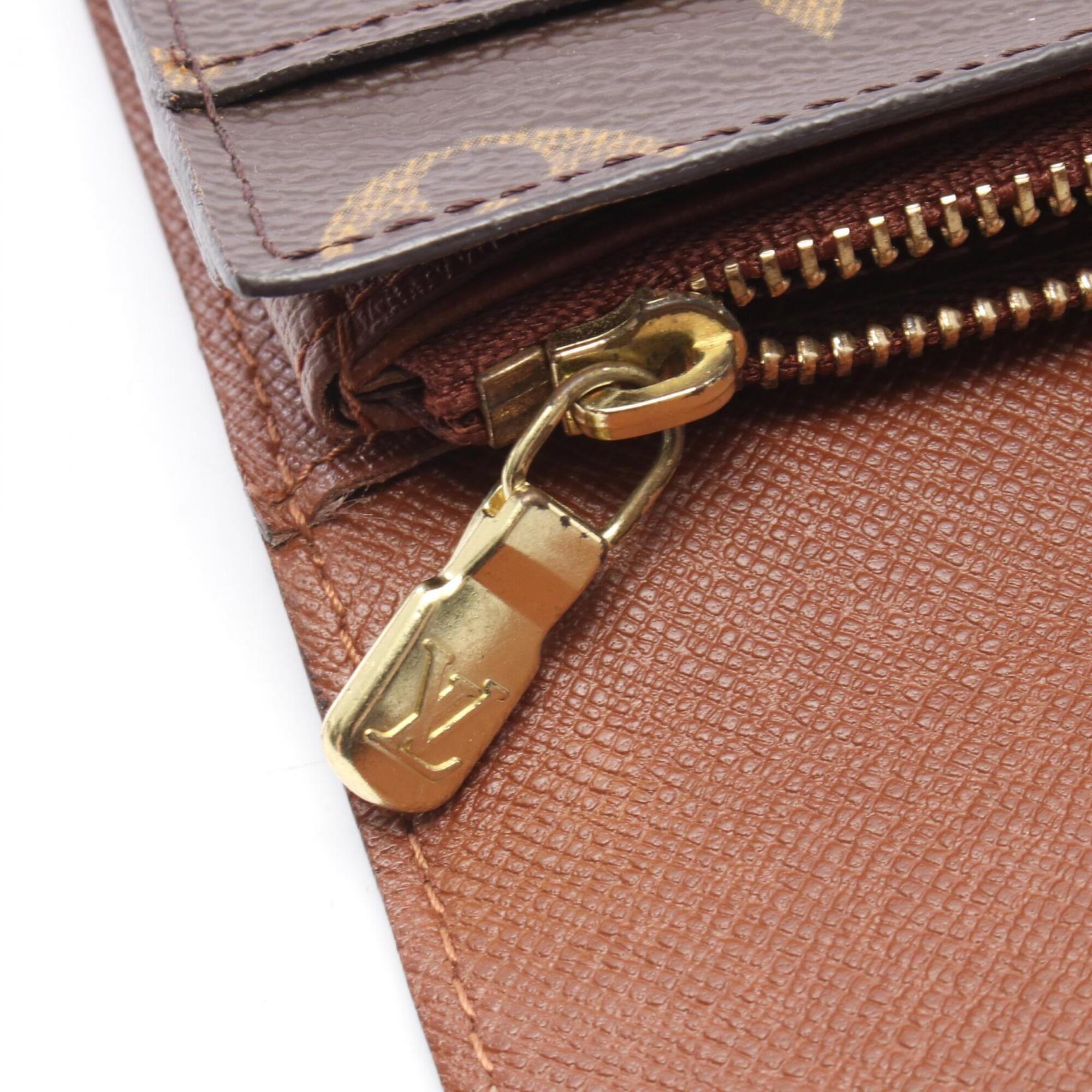 Louis Vuitton Brown Monogram Monogram Long Wallet (Bi-Fold) (Pre-Owned)