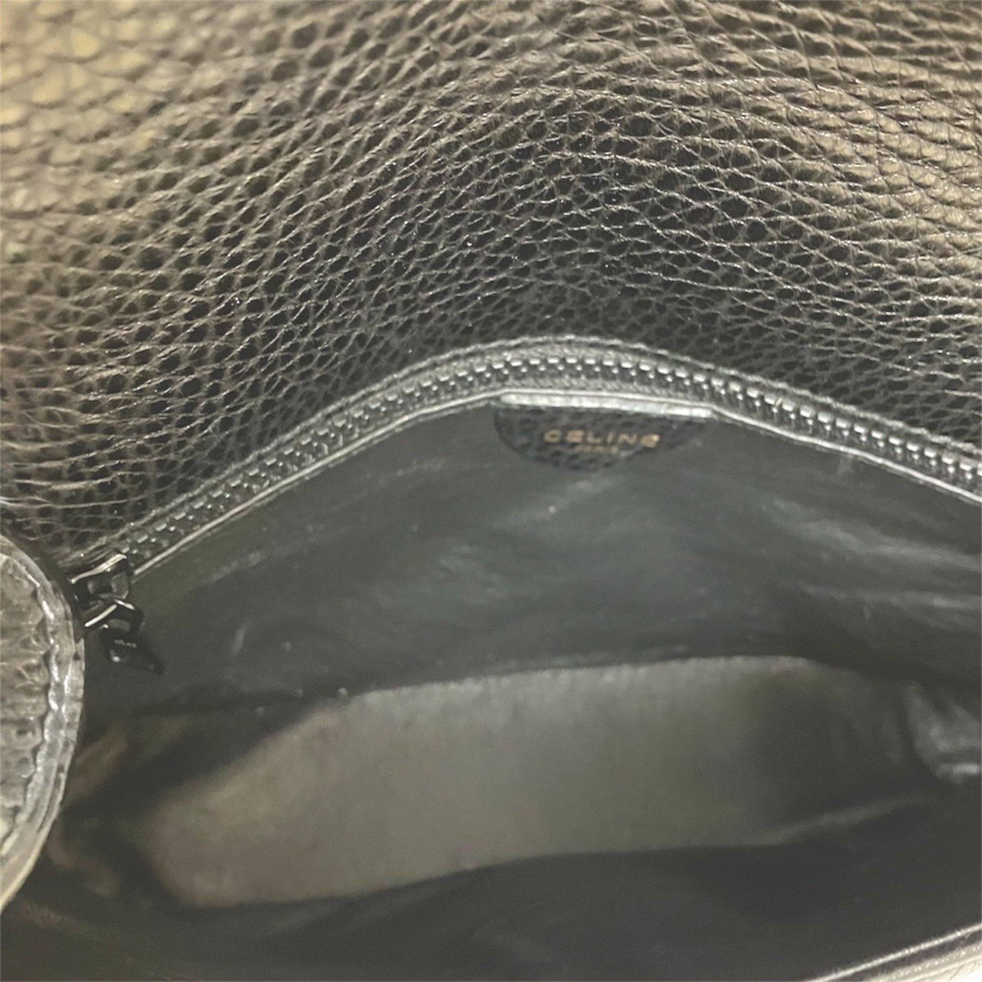 Celine Black Leather Shoulder Bag (Pre-Owned)