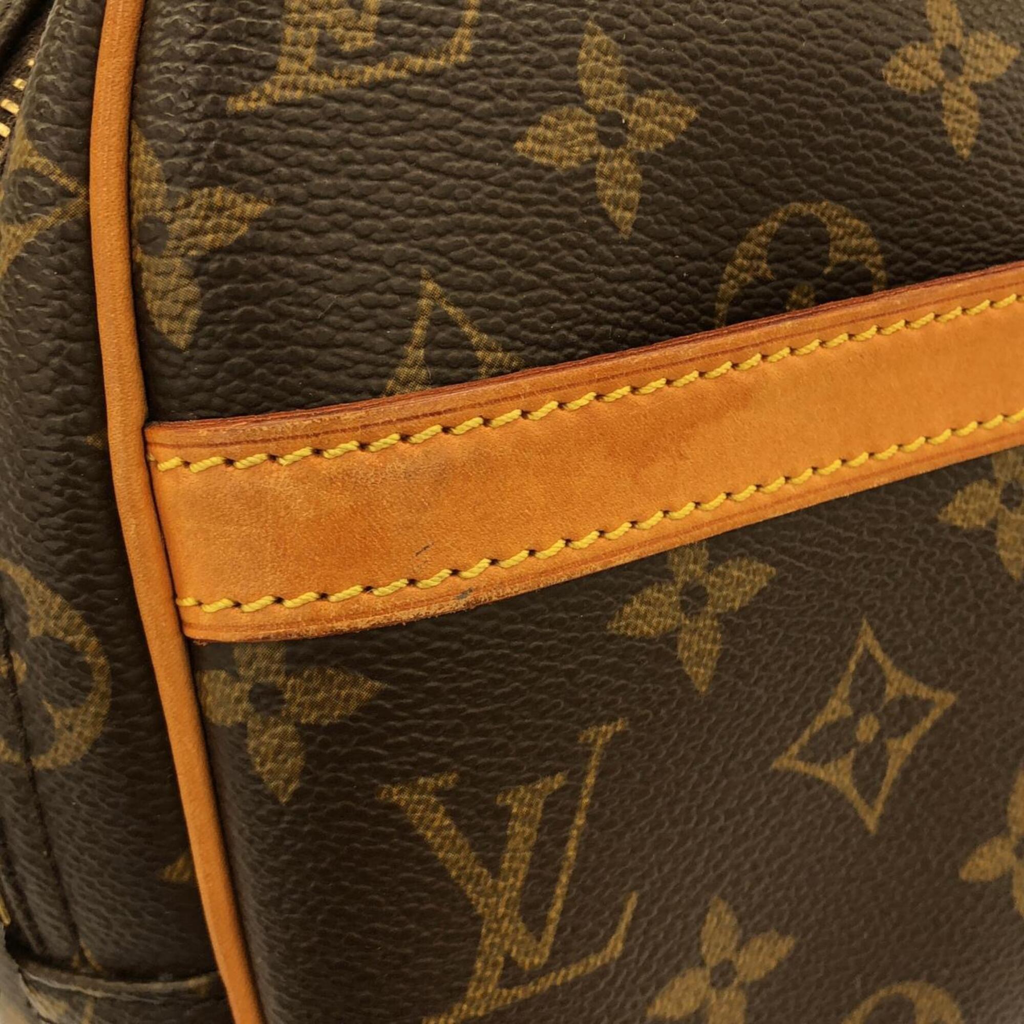 Louis Vuitton Monogram Marron Coated Canvas Shoulder Bag (Pre-Owned)