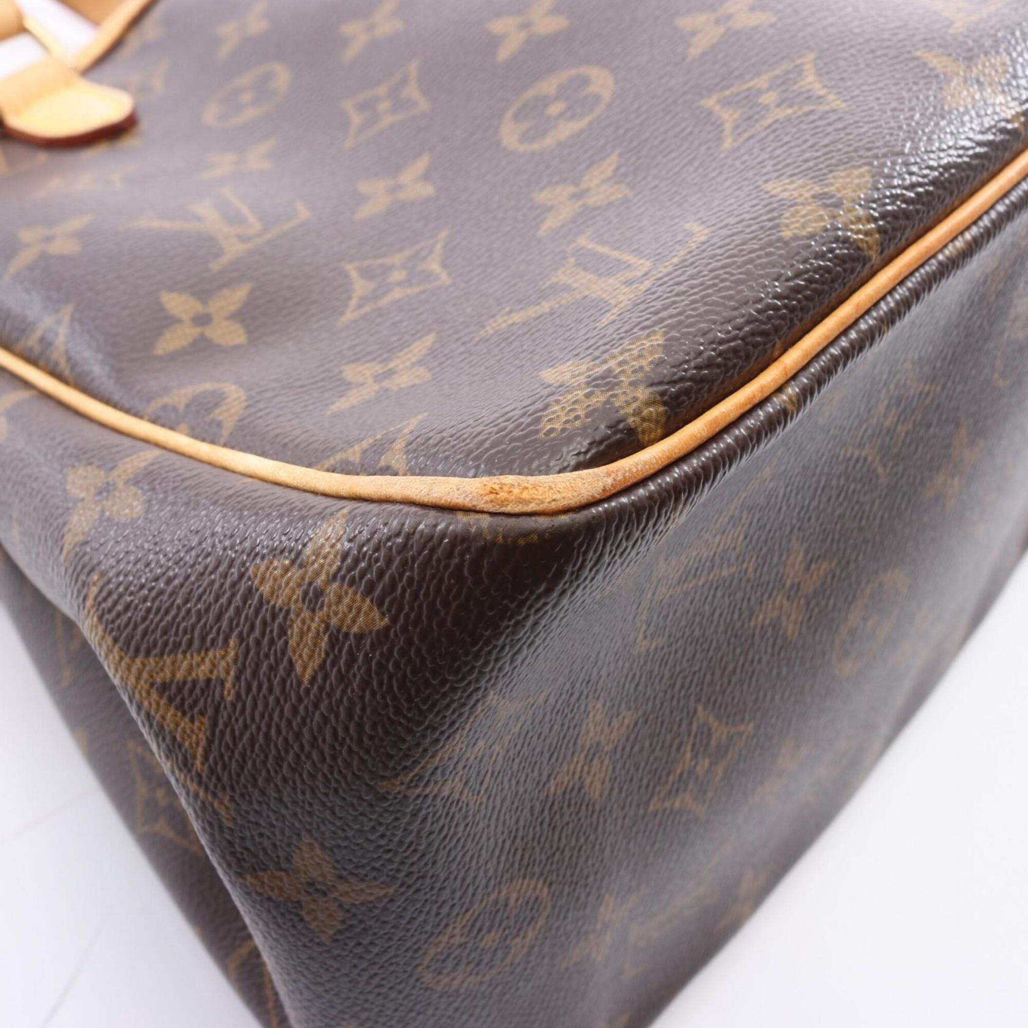 Louis Vuitton Brown Coated Canvas Pvc Leather Monogram Handbag (Pre-Owned)