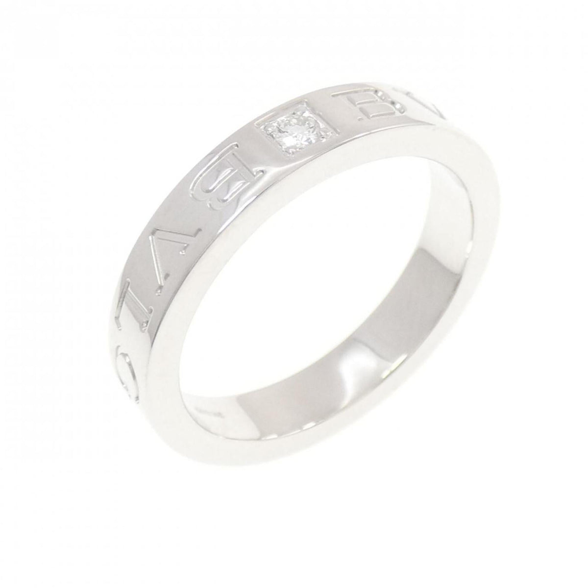 Bvlgari White Gold White Gold (18K) Band Ring (Pre-Owned)
