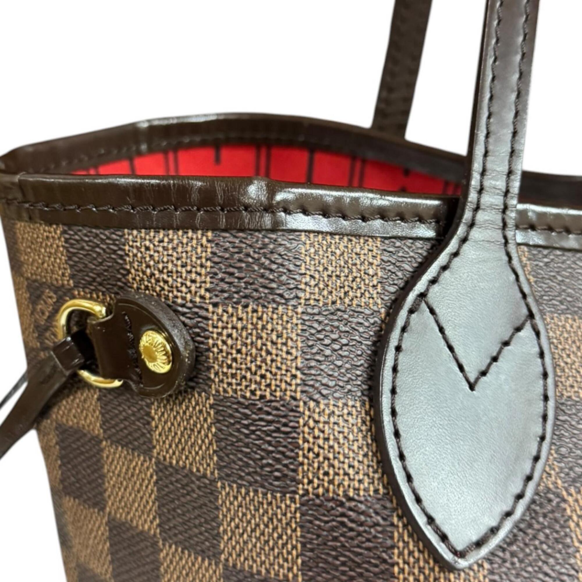 Louis Vuitton Damier Brown Damier Canvas Tote Bag (Pre-Owned)