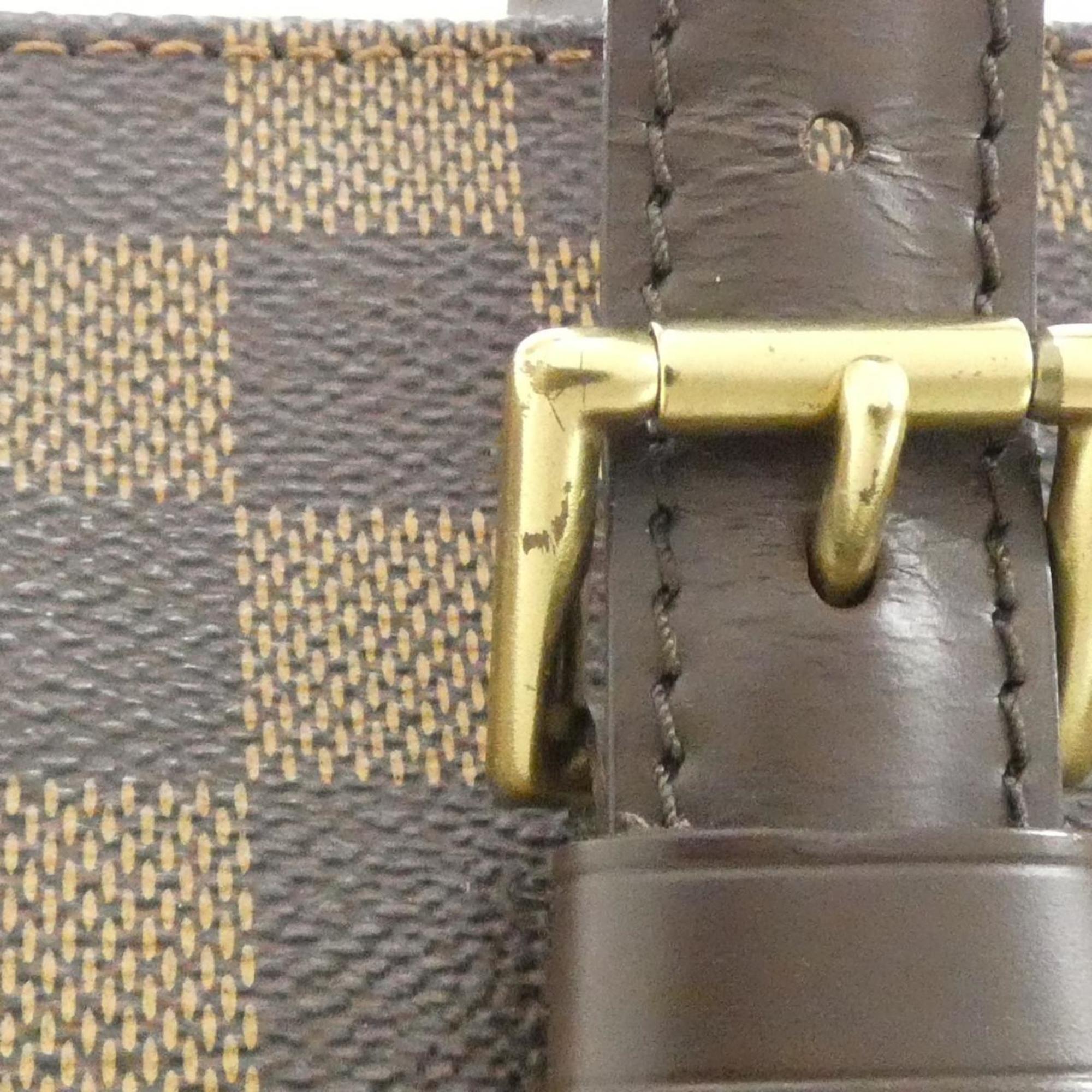 Louis Vuitton Brown Coated Canvas Shoulder Bag (Pre-Owned)