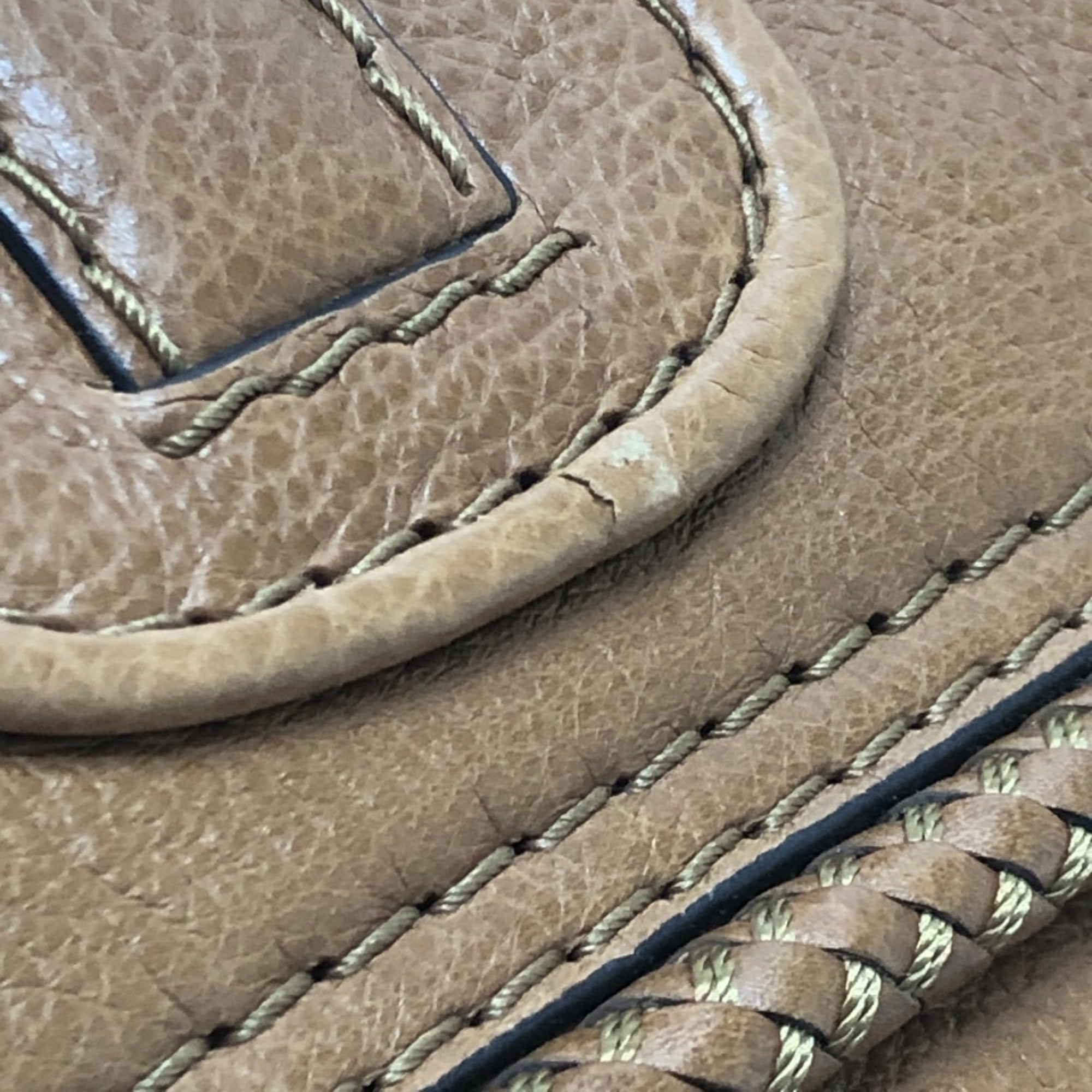 Gucci Brown Leather Clutch Bag (Pre-Owned)