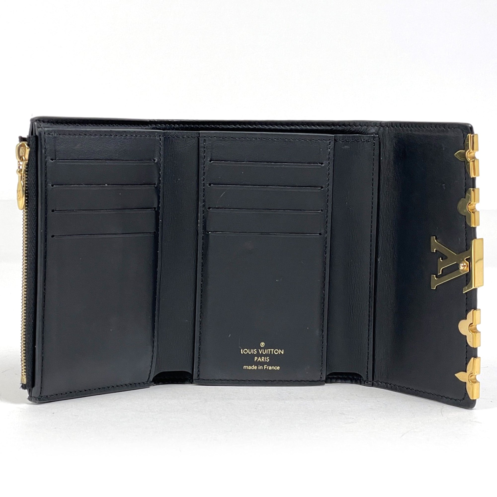 Louis Vuitton Black Wallet (Tri-Fold) (Pre-Owned)