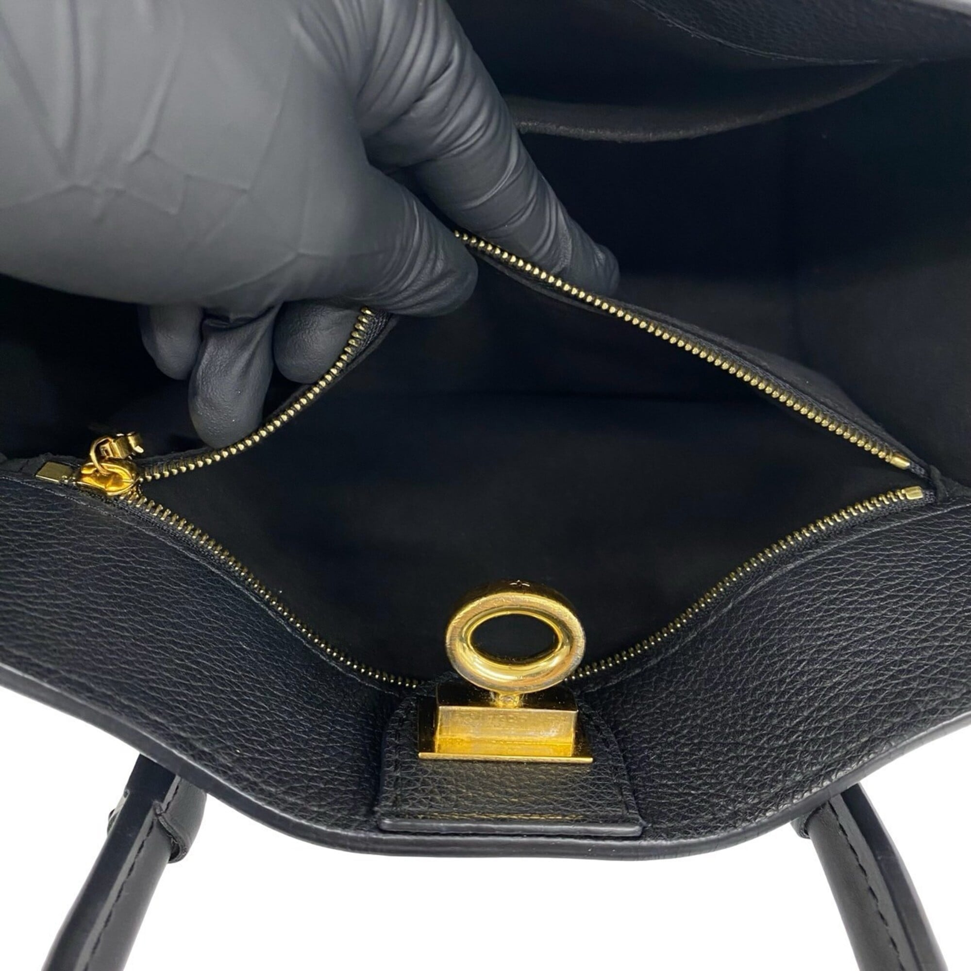 Louis Vuitton Black Brown Leather Pvc Handbag Shoulder Bag (Pre-Owned)