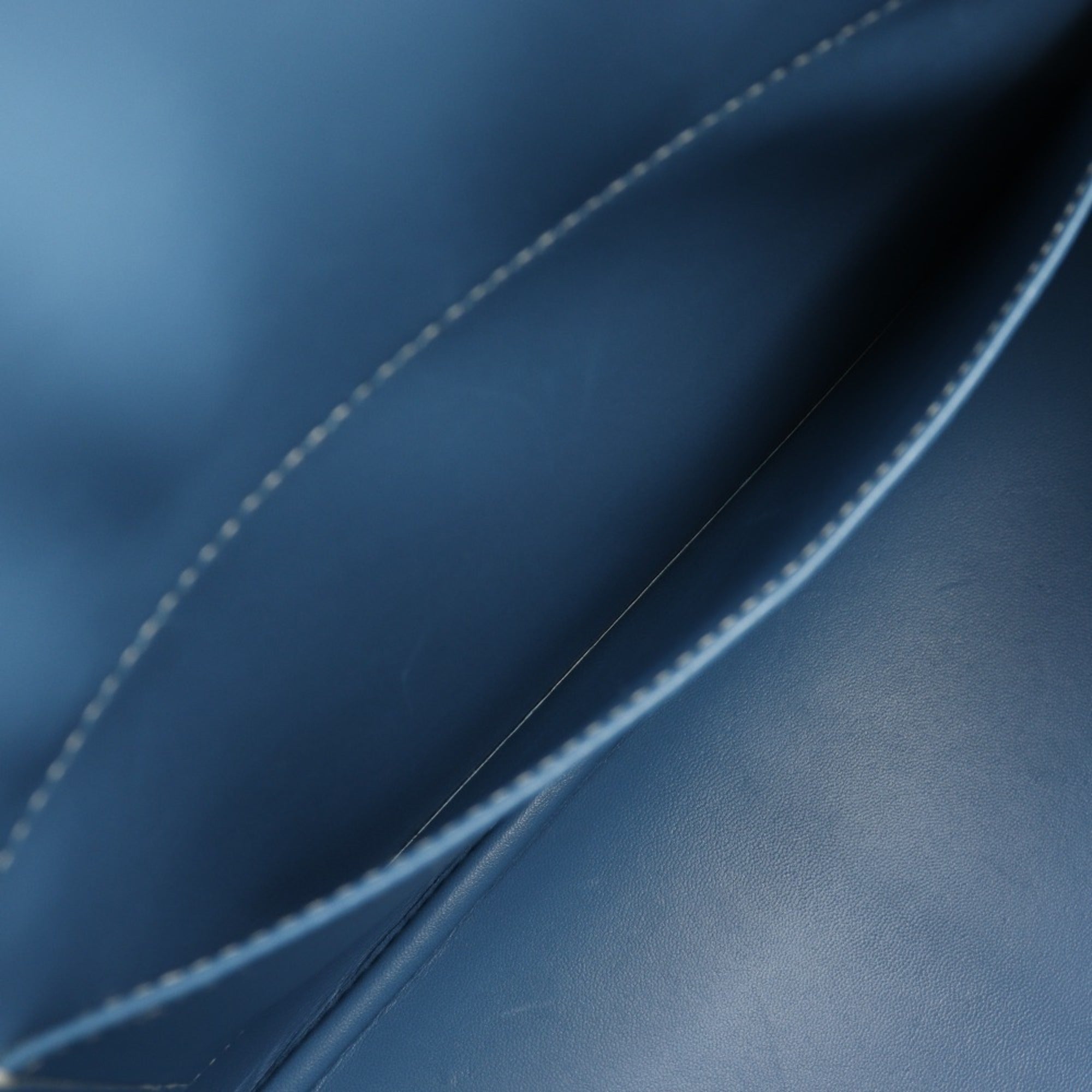 Hermes Bolide Blue Jean Epsom Leather Handbag (Pre-Owned)