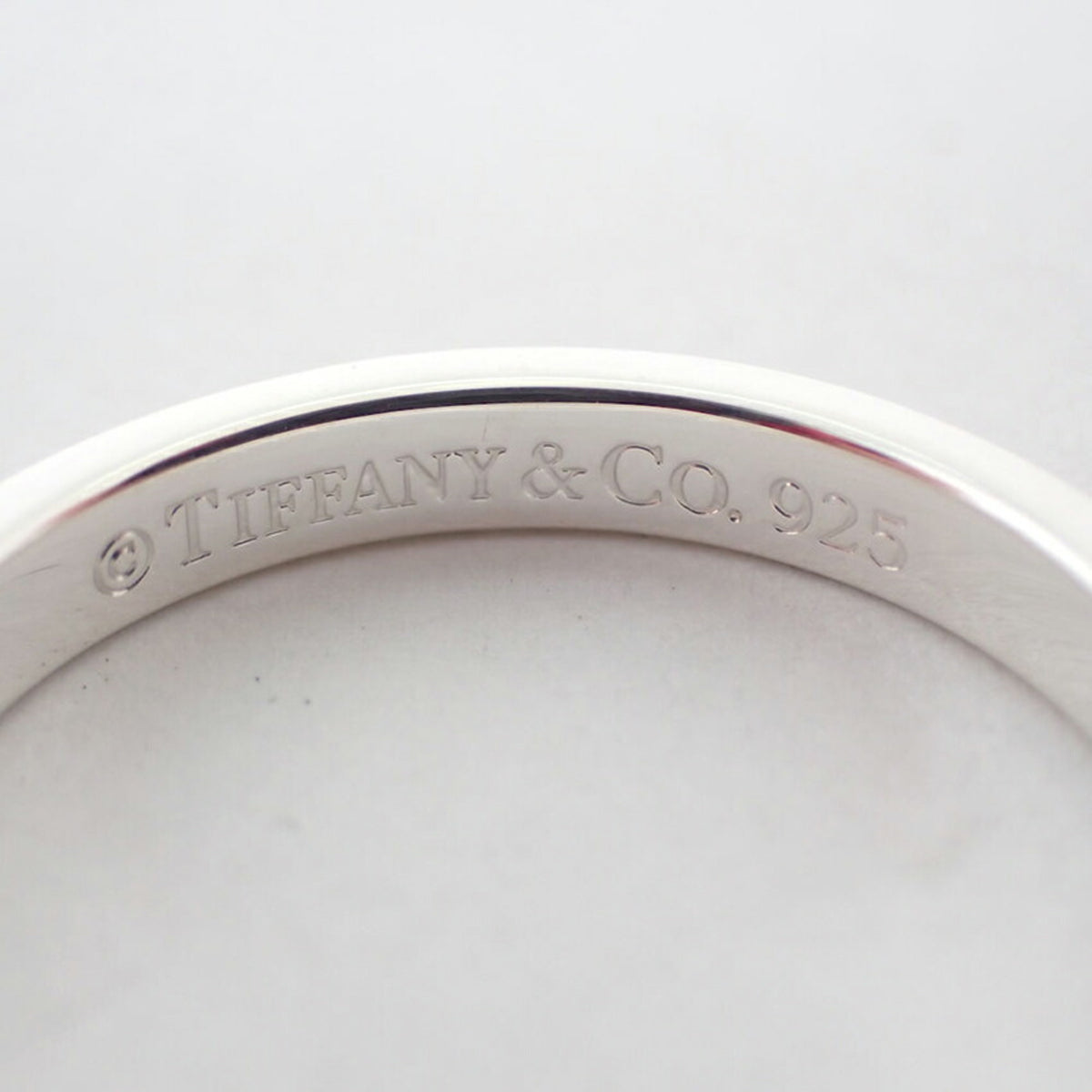Tiffany Sterling Silver 925 Band Ring (Pre-Owned)