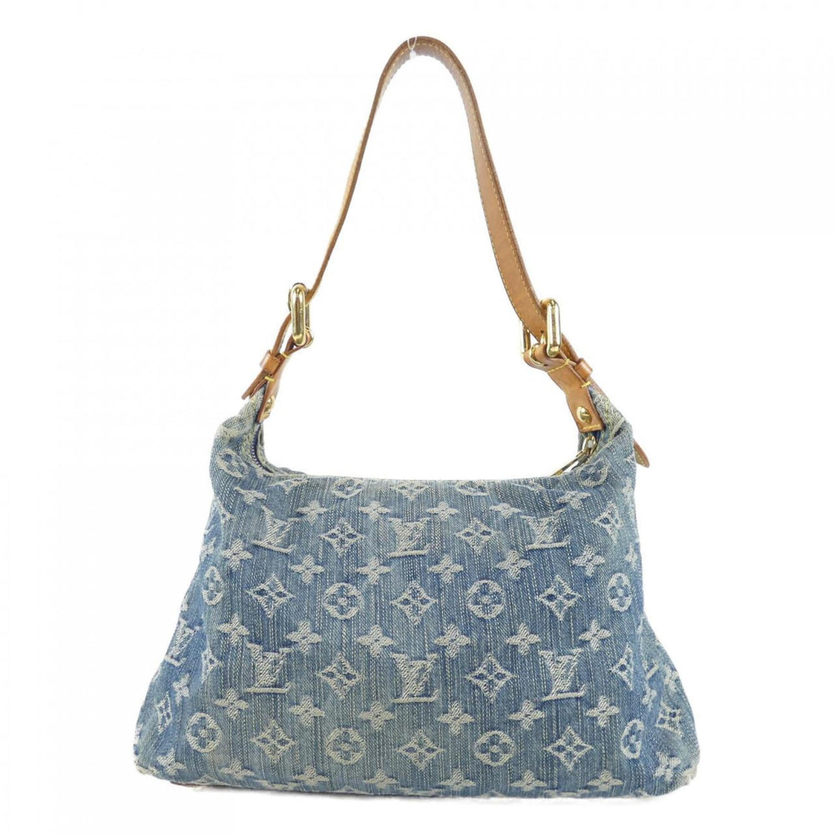 Louis Vuitton Blue Denim Canvas Shoulder Bag (Pre-Owned)