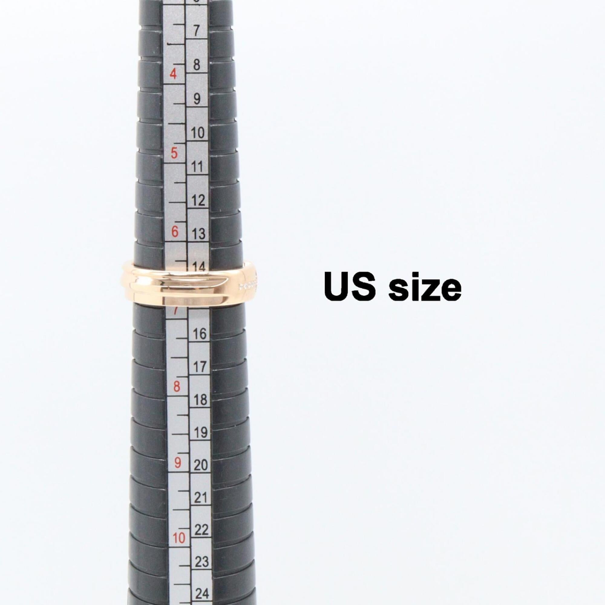 Tiffany Gold Clear Pink Gold (18K) Band Ring (Pre-Owned)