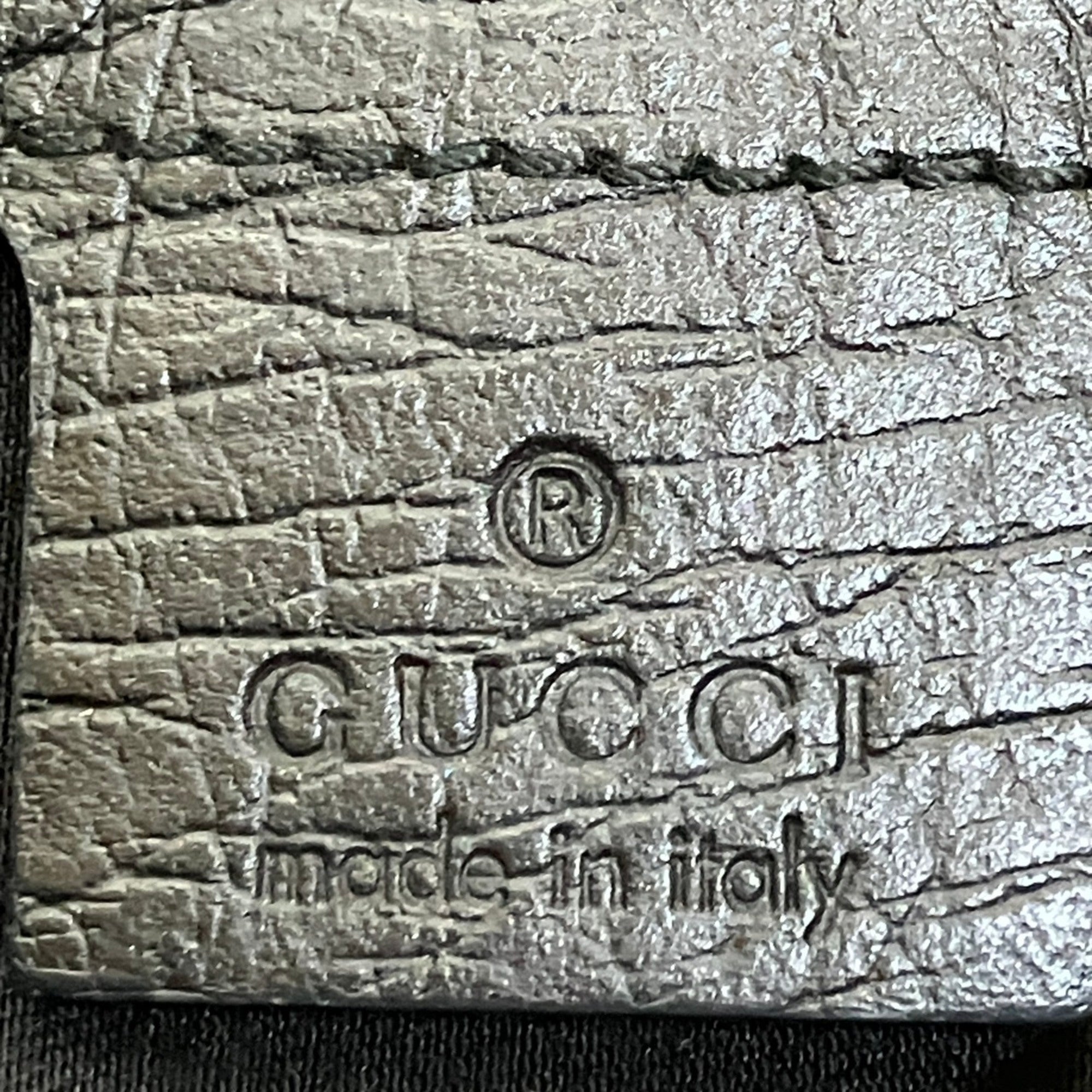 Gucci Gg Canvas Gg Canvas Leather Tote Bag (Pre-Owned)