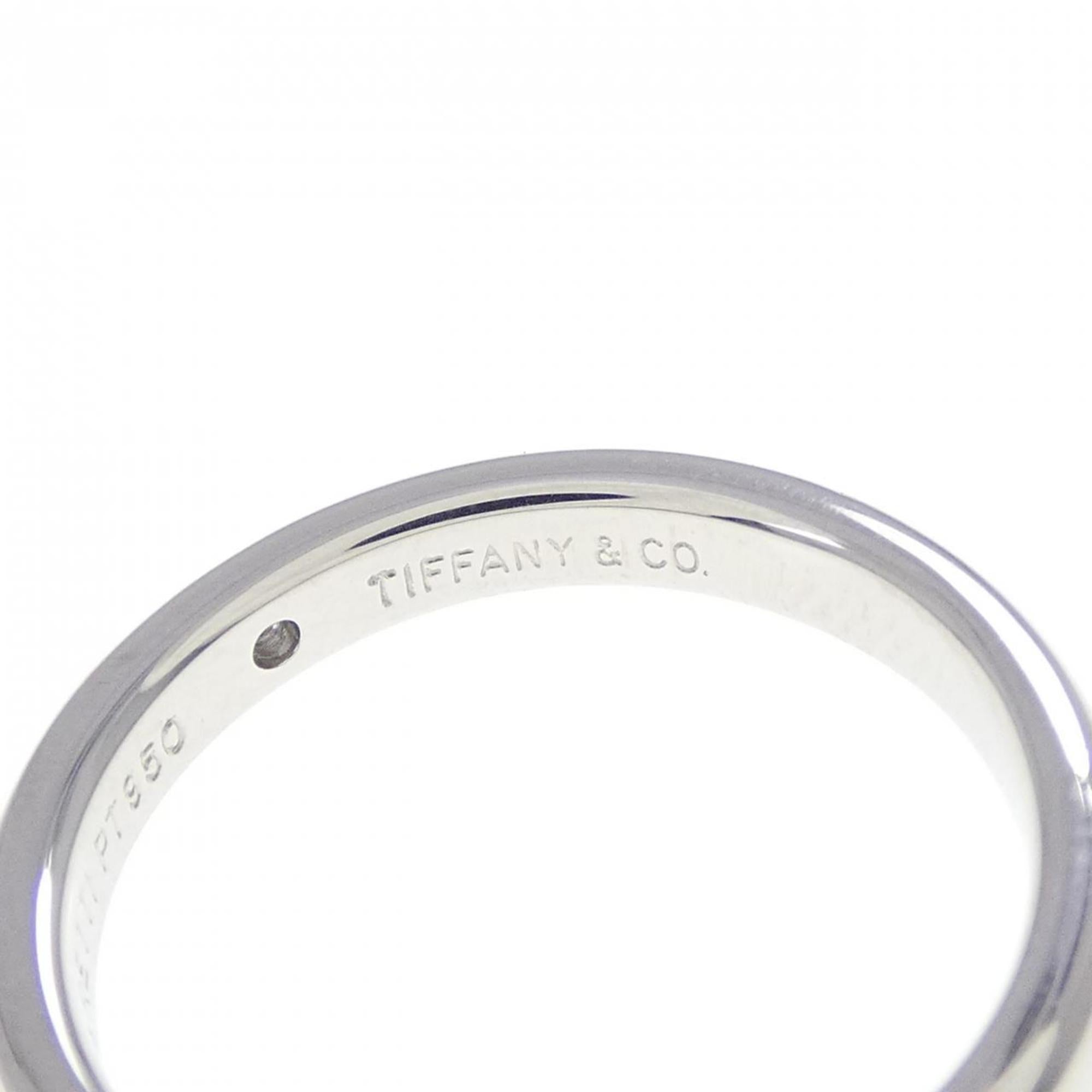Tiffany Platinum Platinum 950 Band Ring (Pre-Owned)