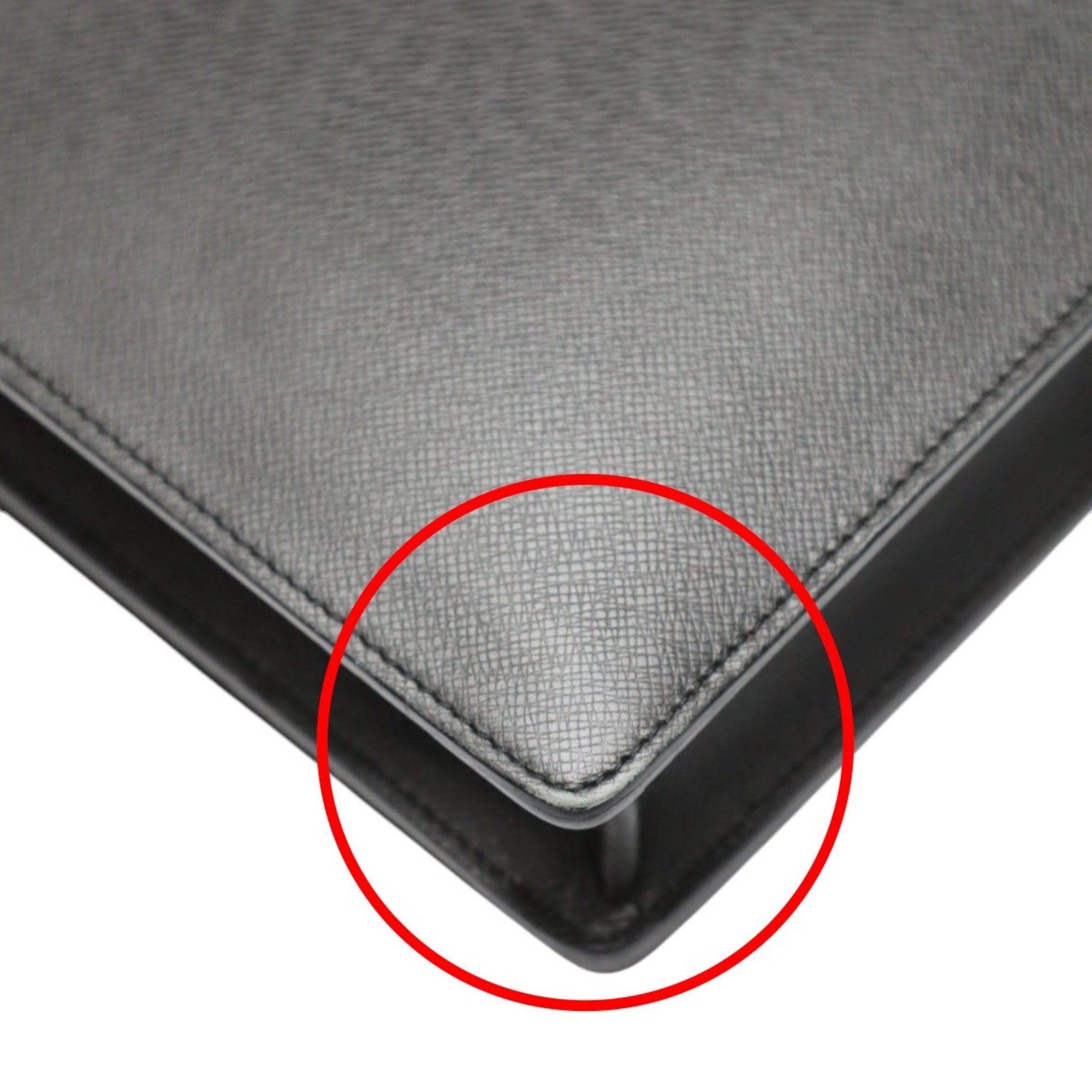Louis Vuitton Glacier Gray Taiga Leather Attaché Case (Pre-Owned)