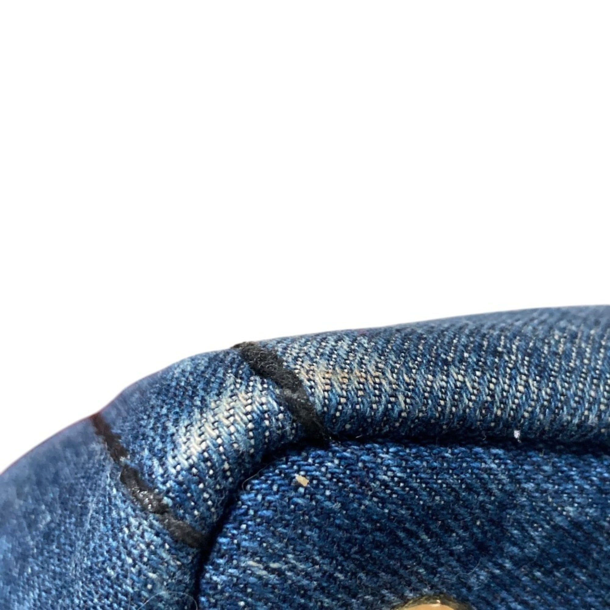 Prada Dark Blue Denim Tote Bag (Pre-Owned)