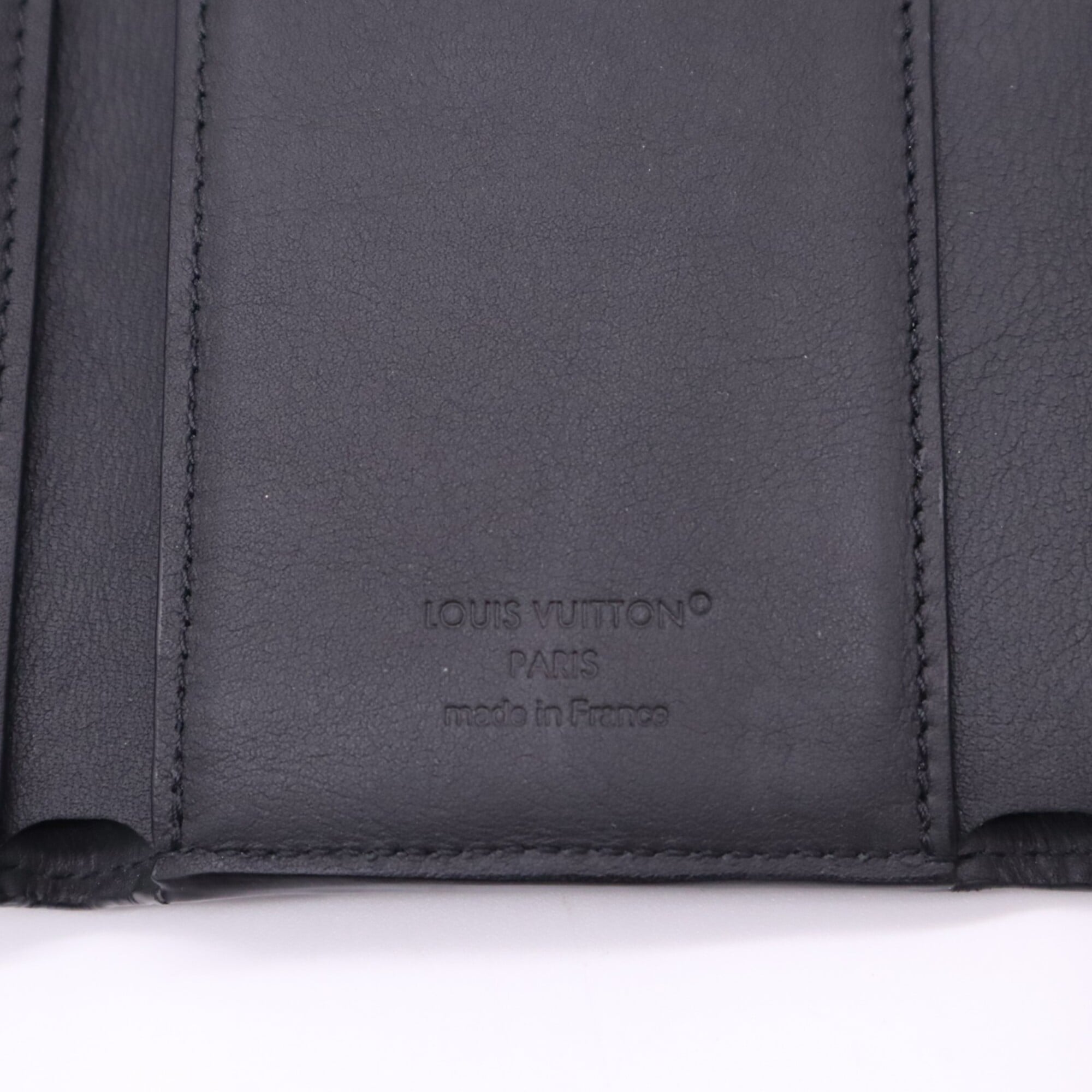 Louis Vuitton Monogram Shadow Black Monogram Shadow Wallet (Tri-Fold) (Pre-Owned)