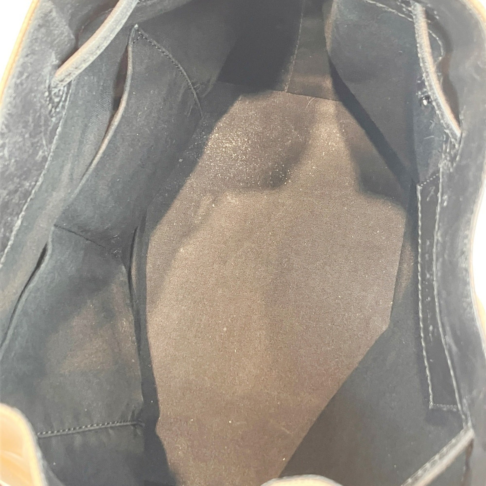 Balenciaga Black White Canvas Leather Shoulder Bag (Pre-Owned)