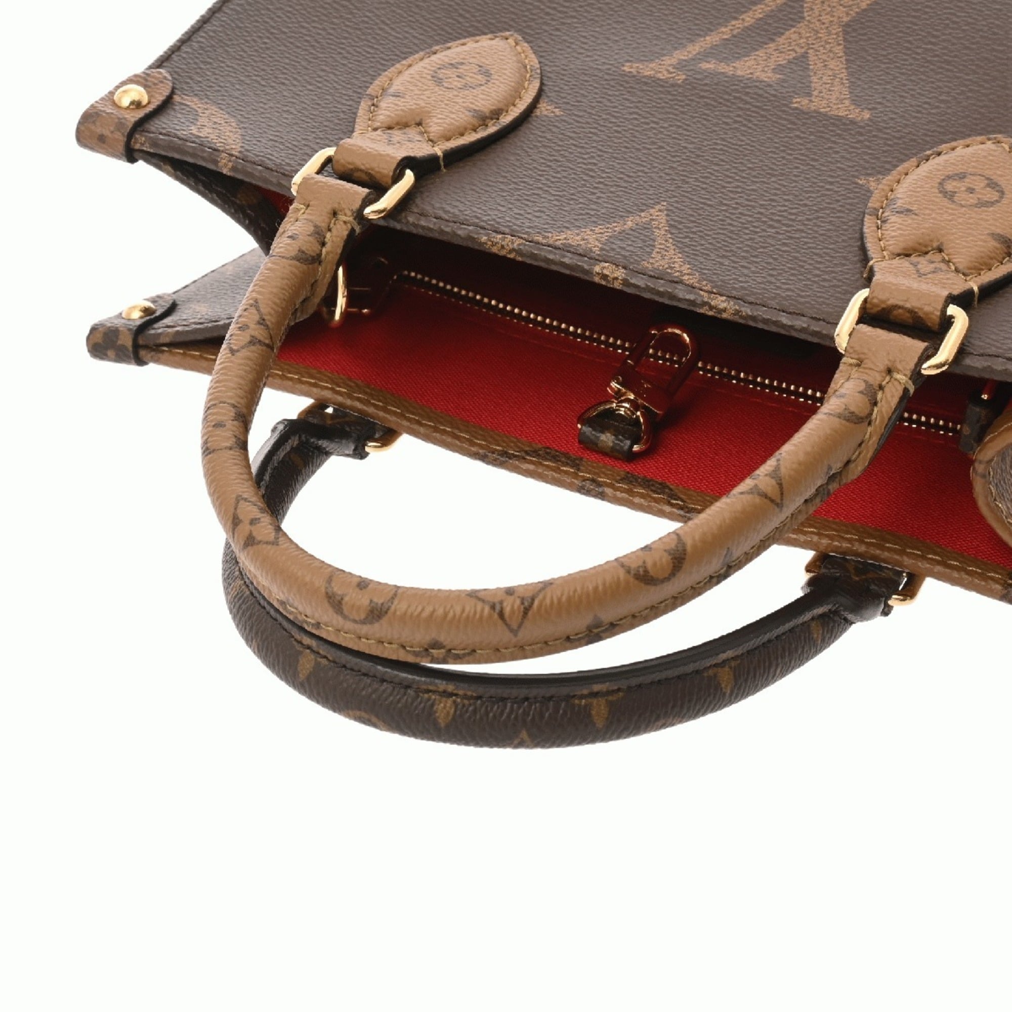 Louis Vuitton Brown Monogram Handbag Pouch (Pre-Owned)