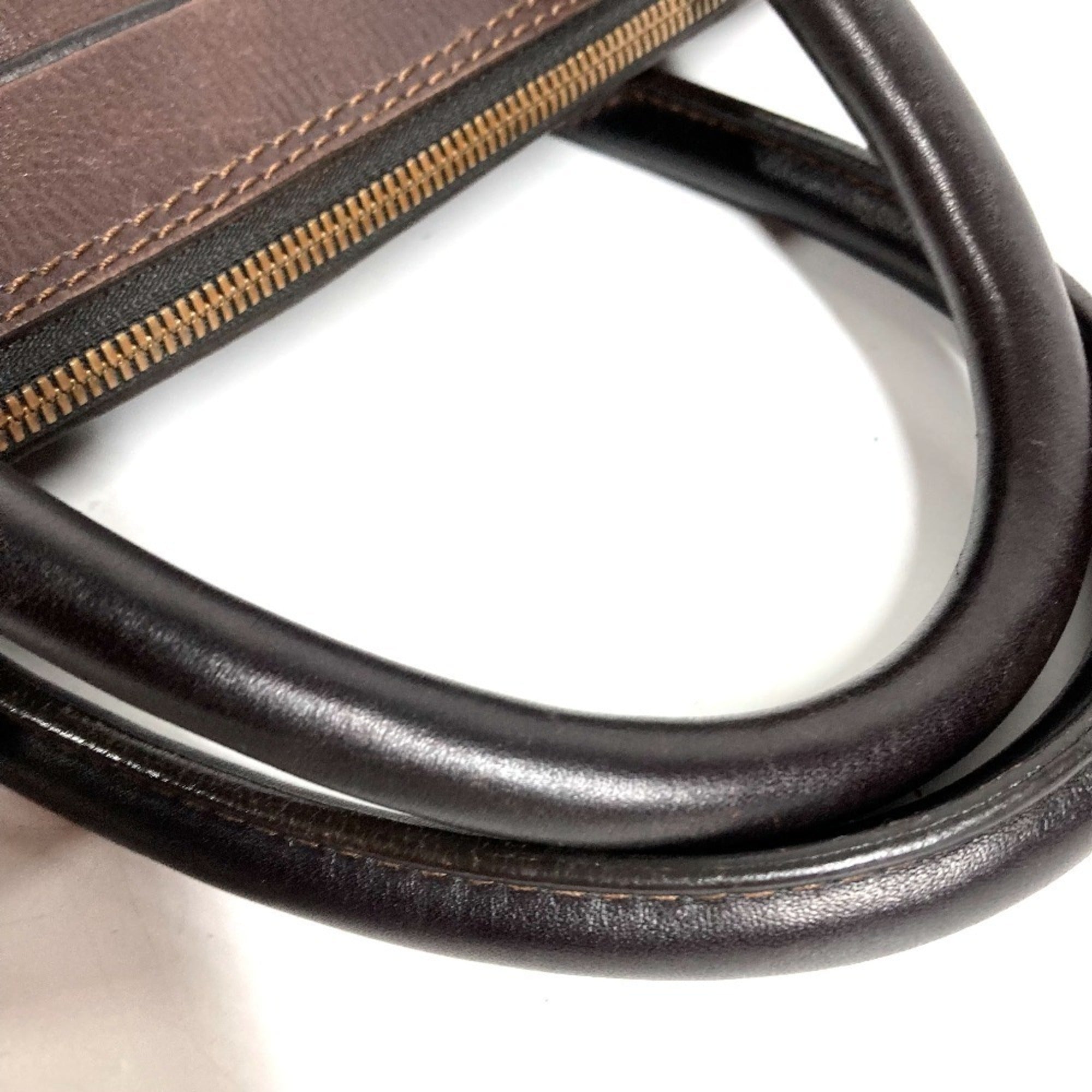 Louis Vuitton Brown Galle Utah Leather Leather Briefcase Handbag Tote Bag (Pre-Owned)