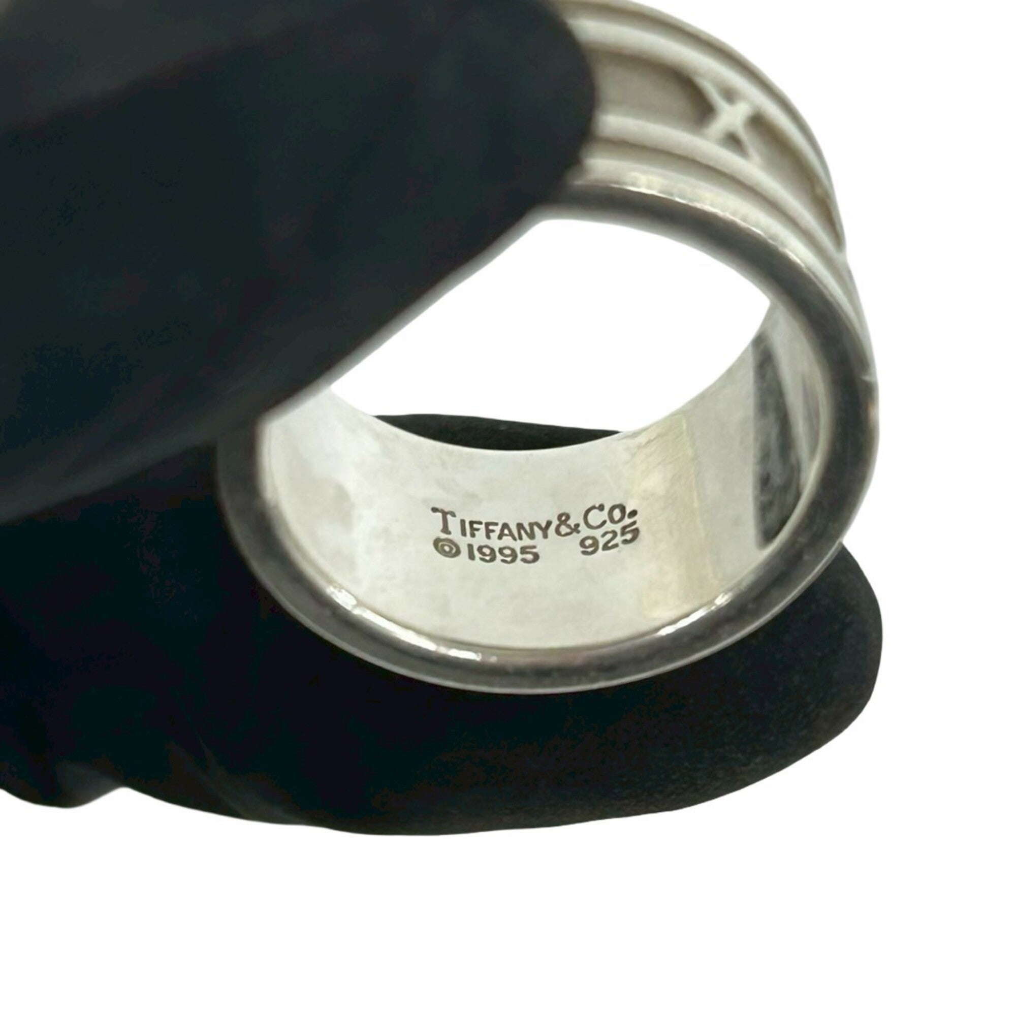 Tiffany Silver Silver 925 Band Ring (Pre-Owned)