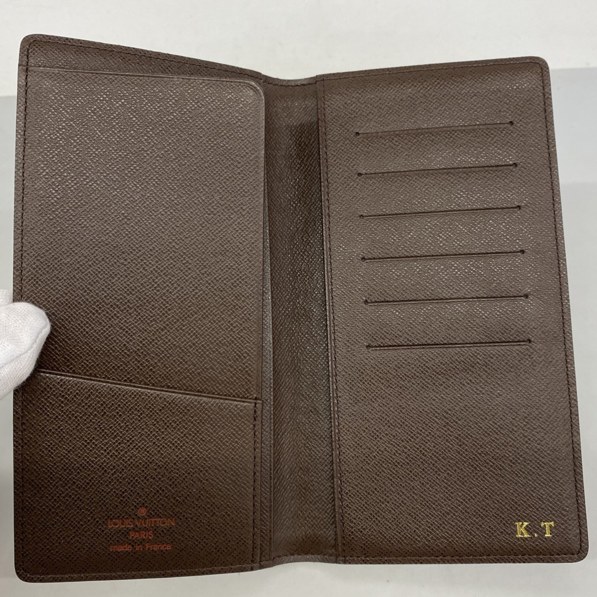 Louis Vuitton Ebene Long Bill Wallet (Bi-Fold) (Pre-Owned)