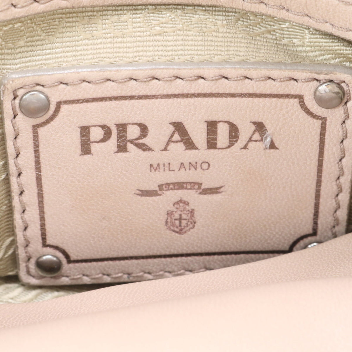 Prada Pink Leather Crossbody Bag Handbag Shoulder Bag (Pre-Owned)