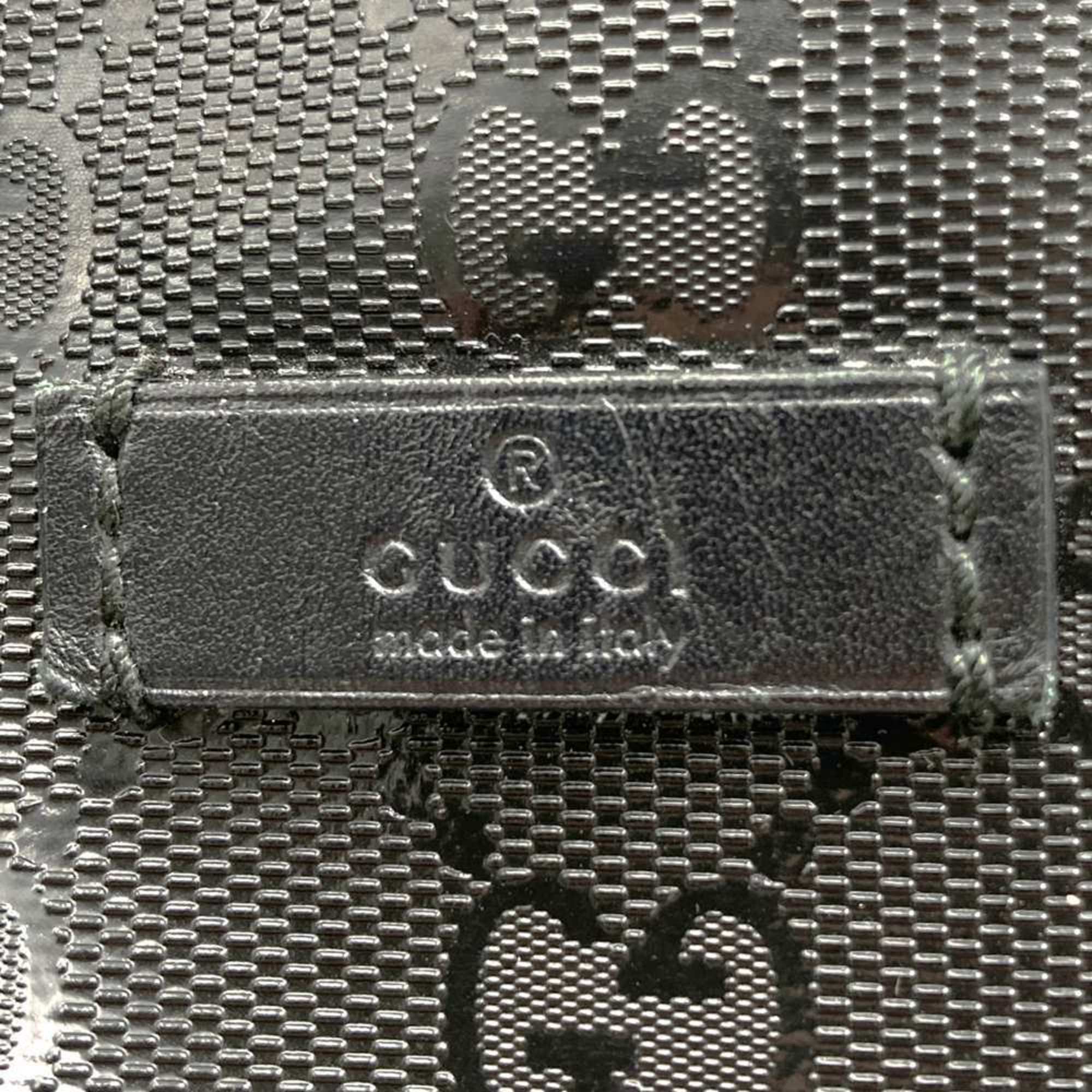 Gucci Gg Imprimé Black Gg Imprimé Tote Bag (Pre-Owned)