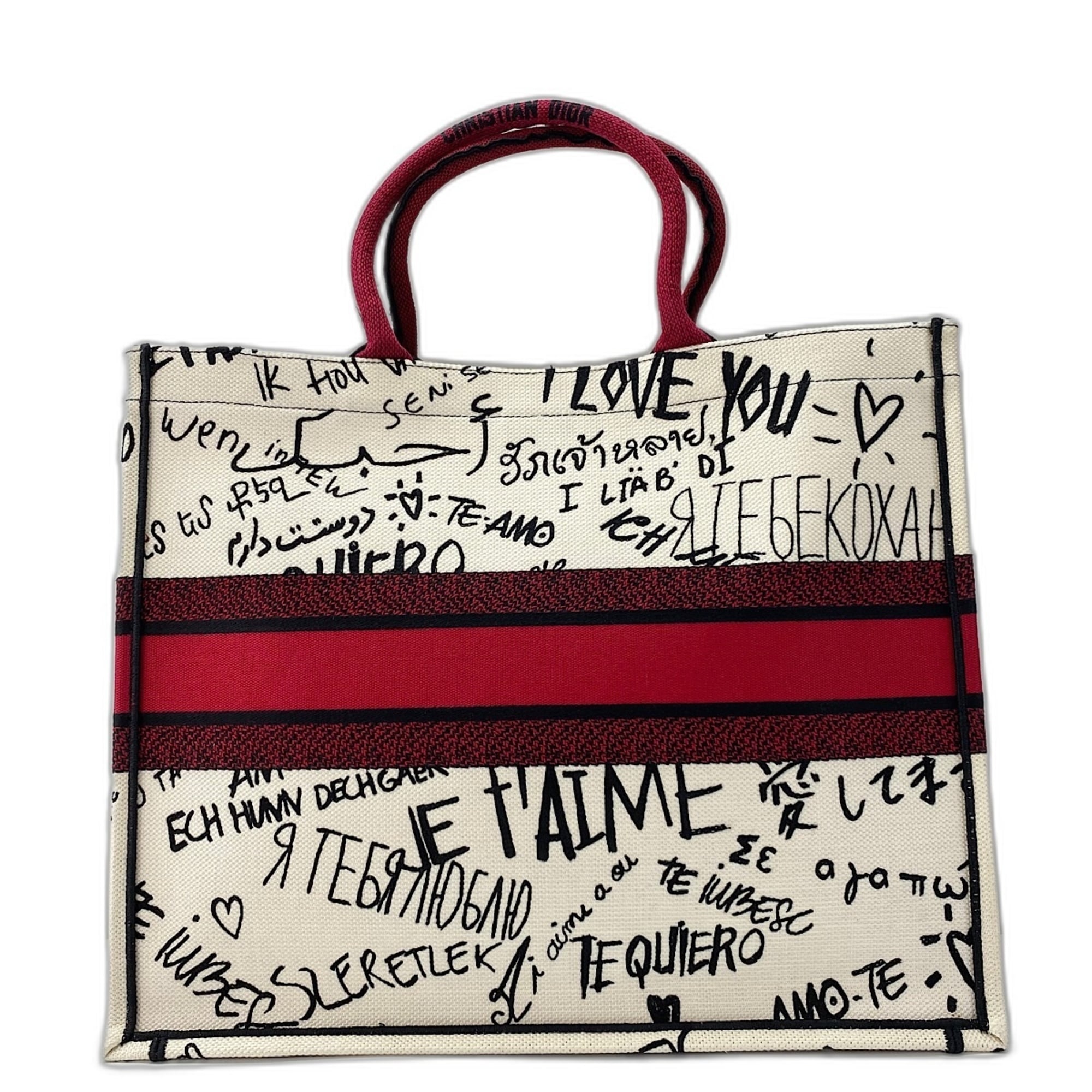Christian Dior White Tote Bag (Pre-Owned)