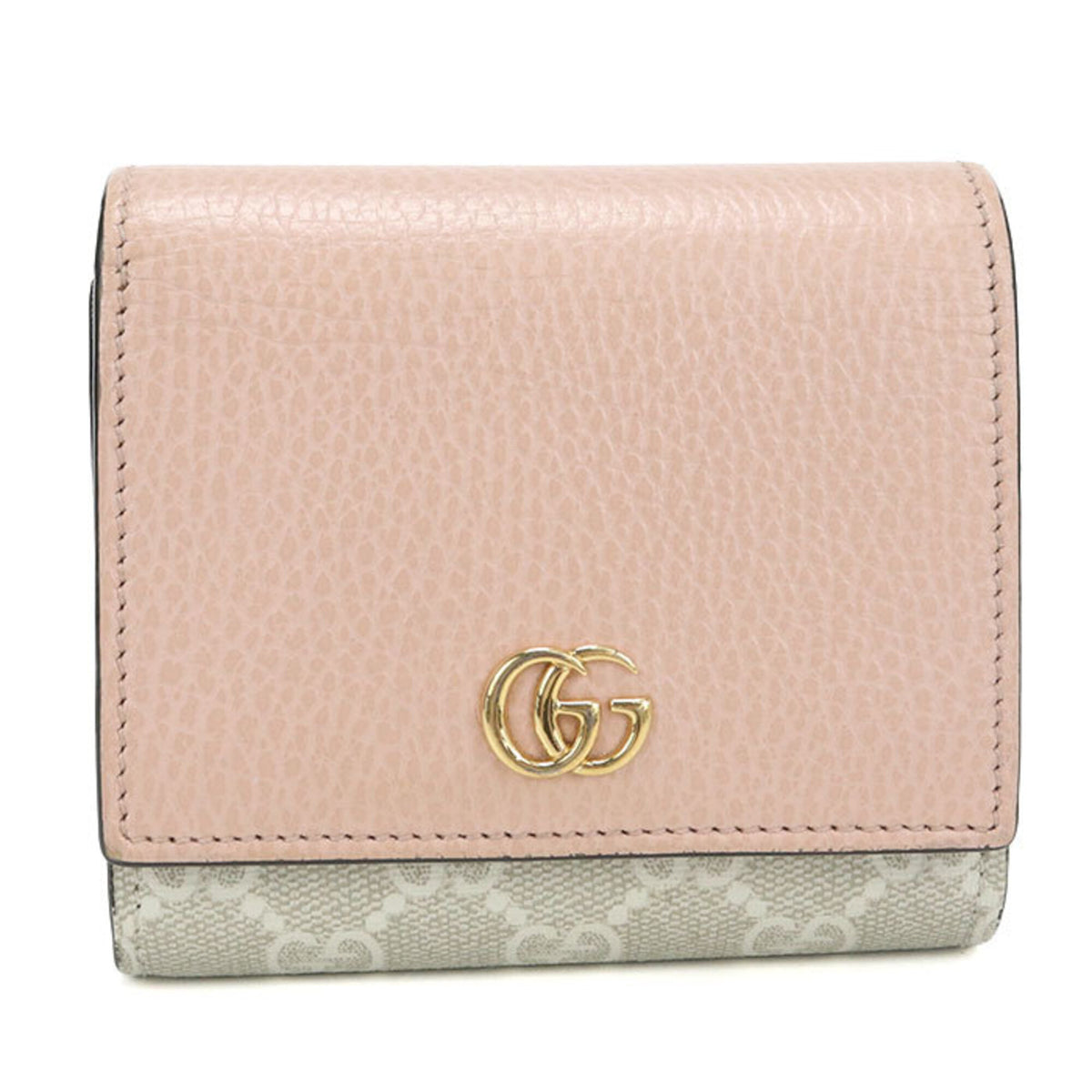 Gucci Pink Gg Supreme Wallet (Bi-Fold) (Pre-Owned)