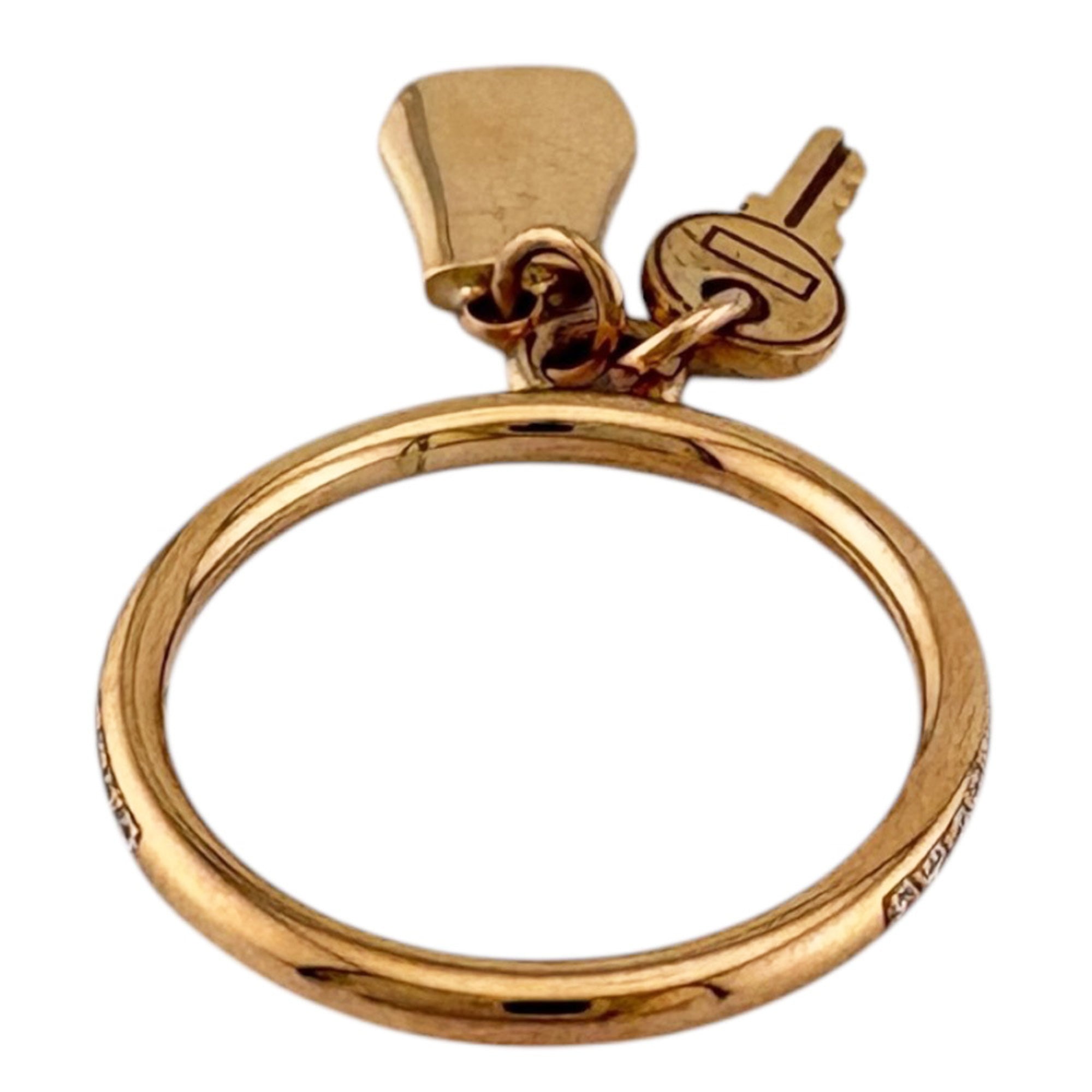 Hermes Pink Gold (18K) Band Ring (Pre-Owned)