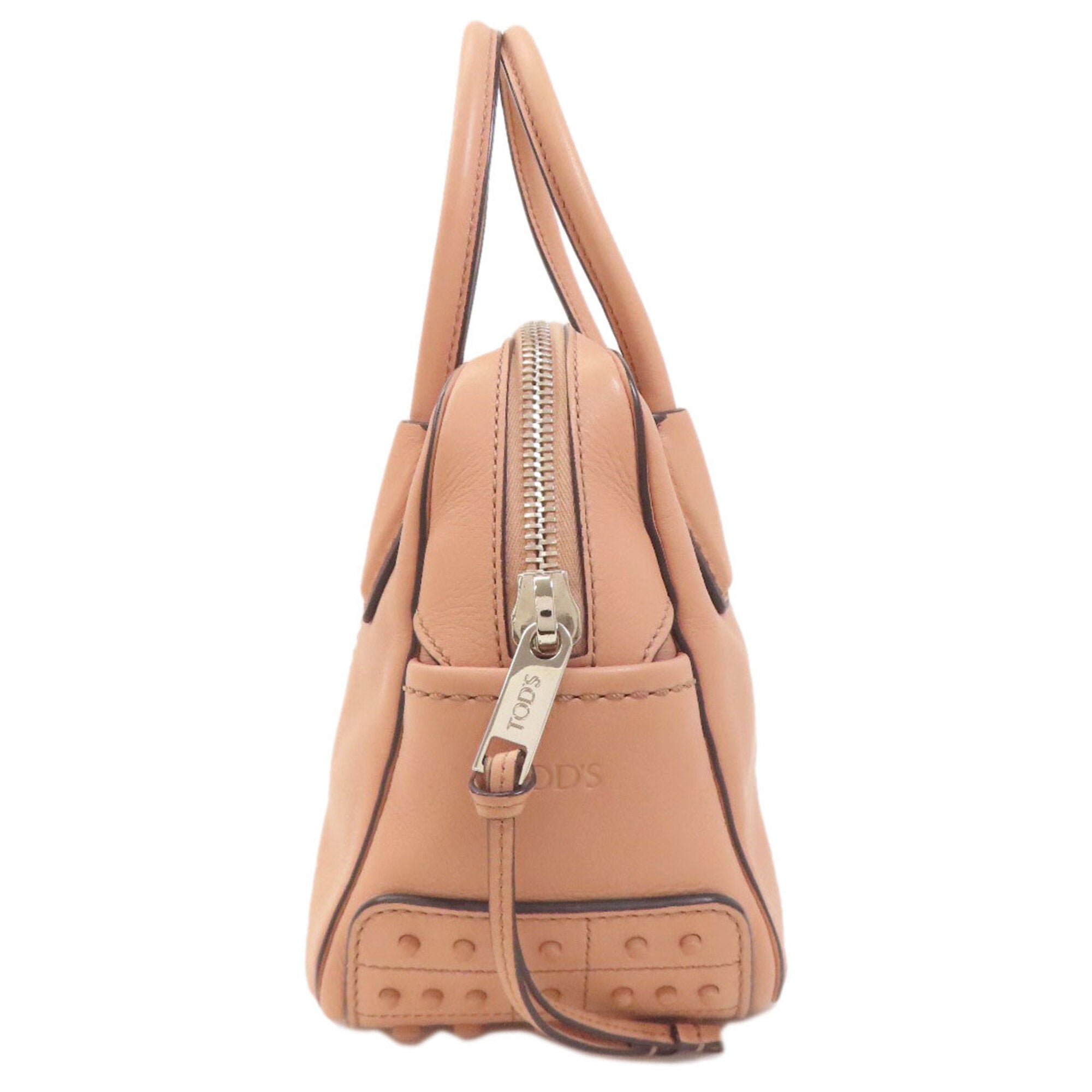 Tod's Pink Leather Handbag (Pre-Owned)