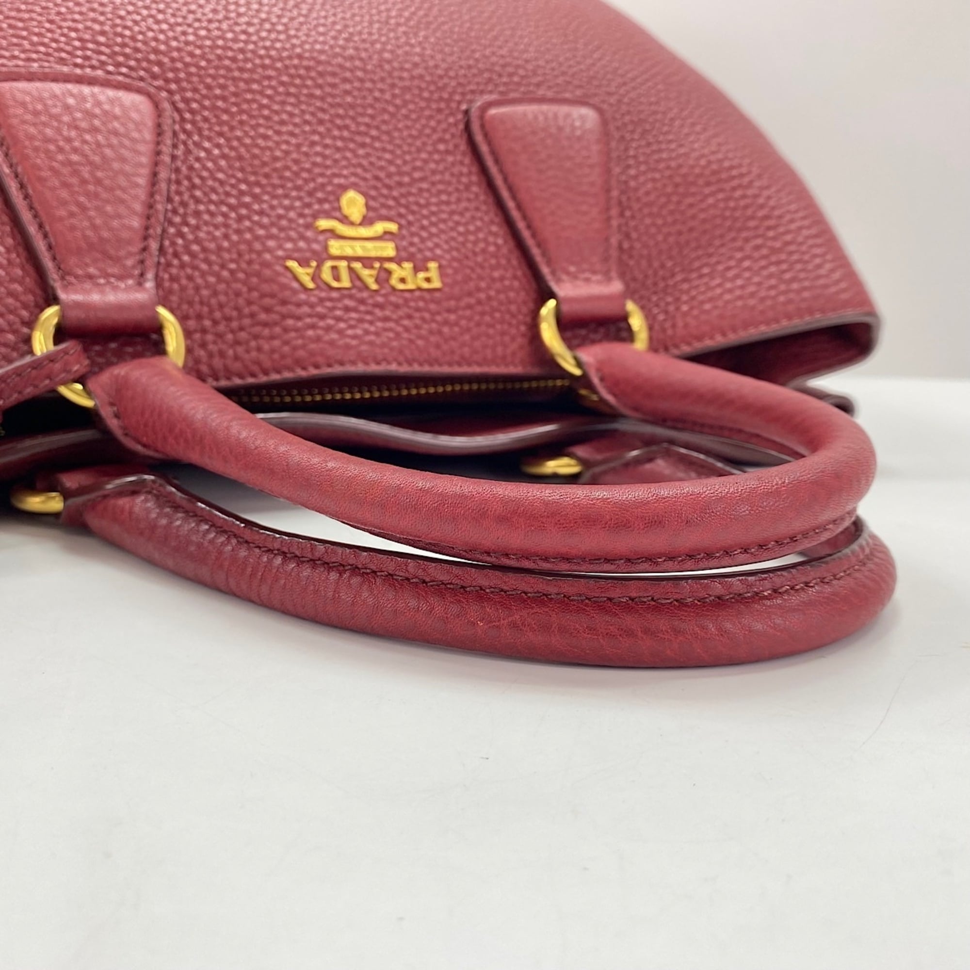 Prada Red Color Handbag (Pre-Owned)