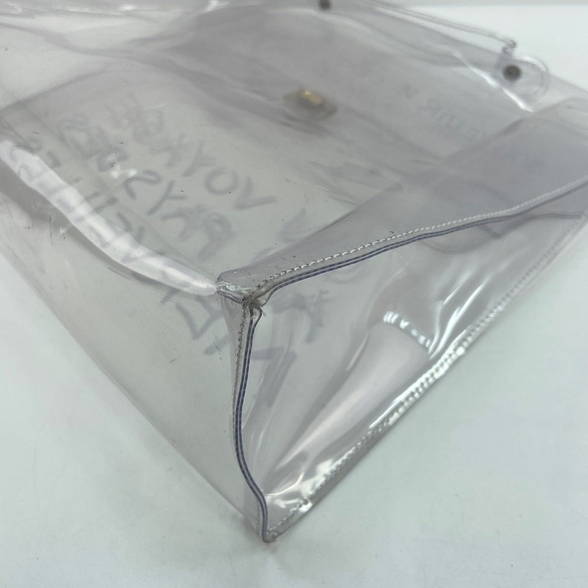 Hermes Clear Vinyl Handbag (Pre-Owned)