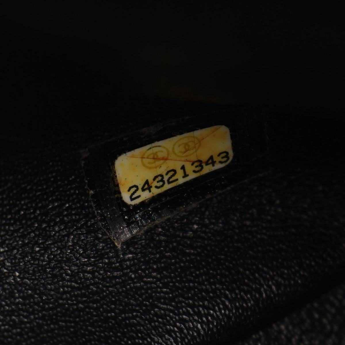 Chanel Black Leather Handbag Shoulder Bag (Pre-Owned)