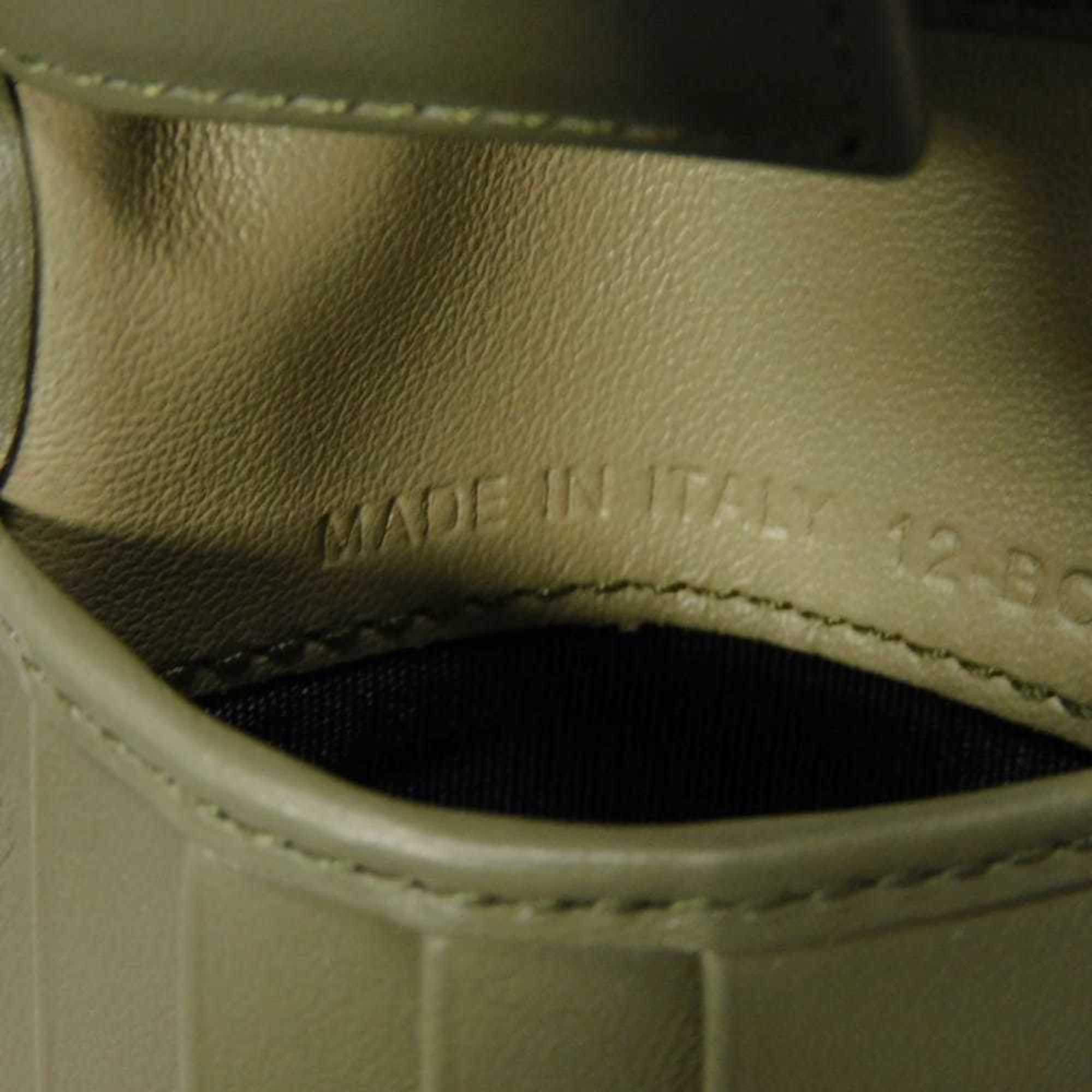 Christian Dior Khaki Leather Wallet (Bi-Fold) (Pre-Owned)
