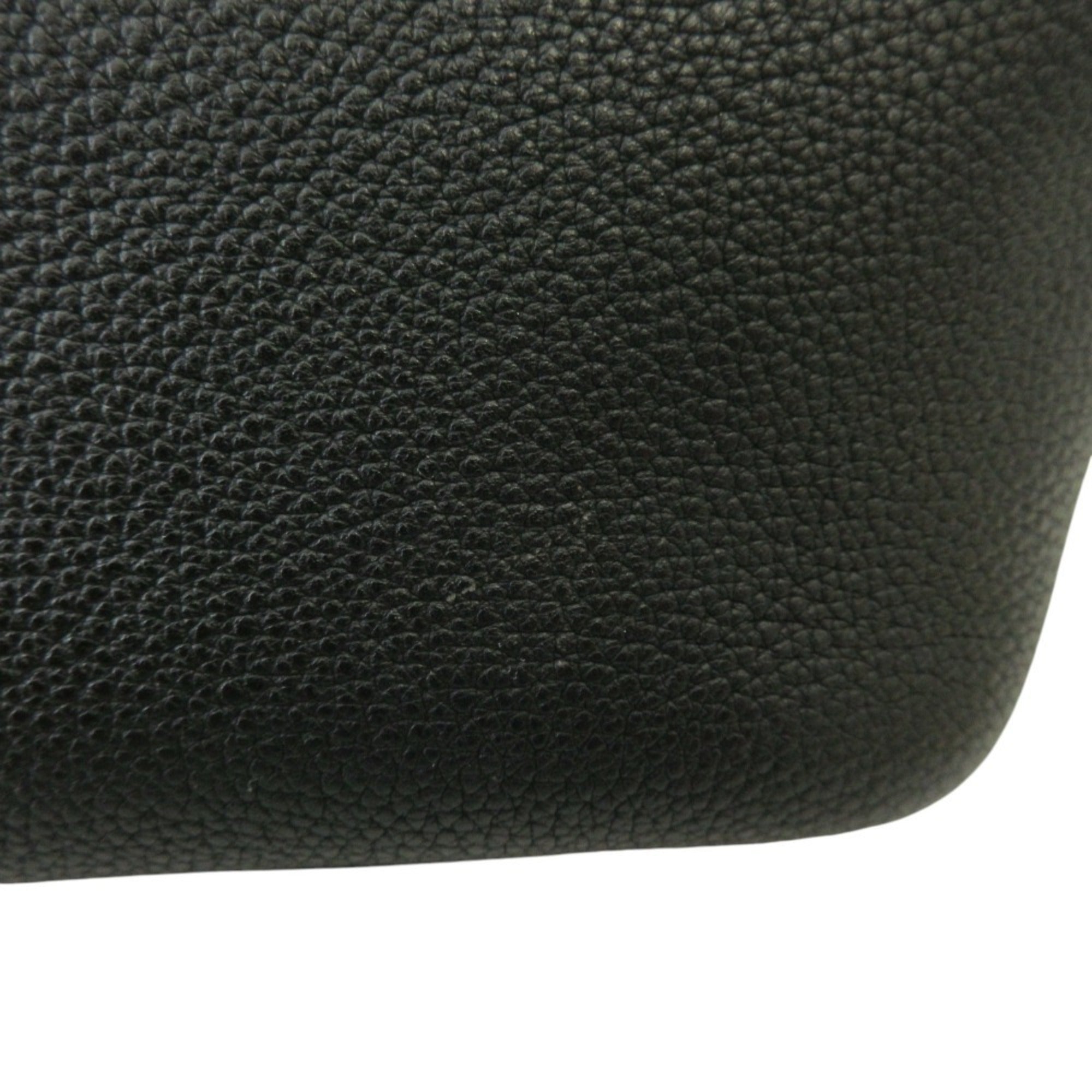 Hermes Black Leather Handbag (Pre-Owned)