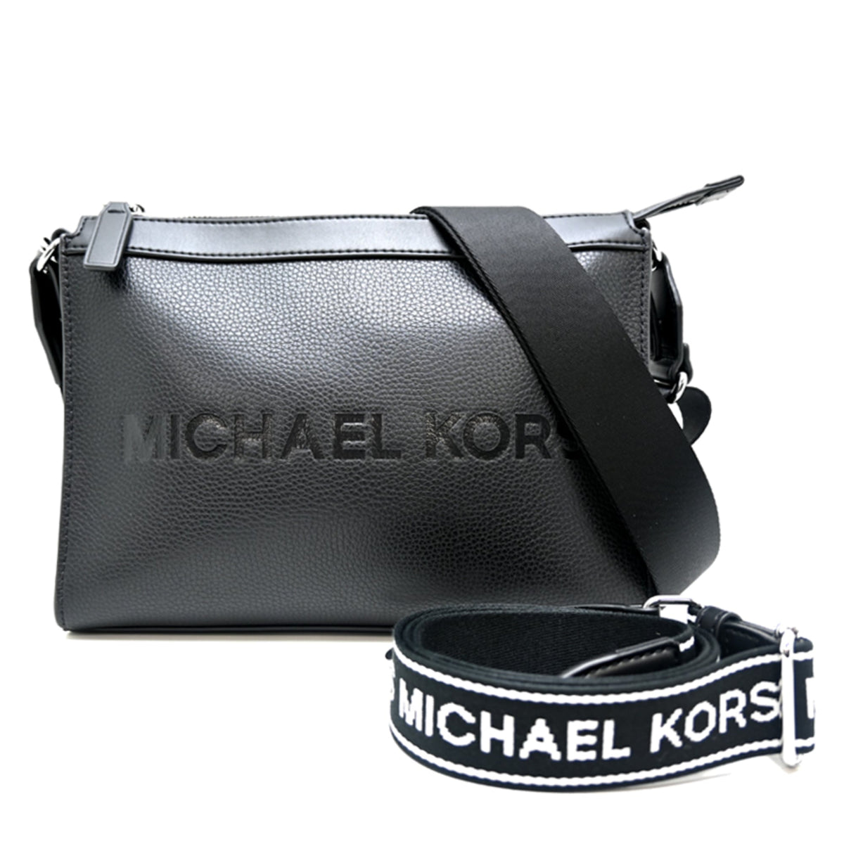 Michael Kors Black Leather Shoulder Bag (Pre-Owned)