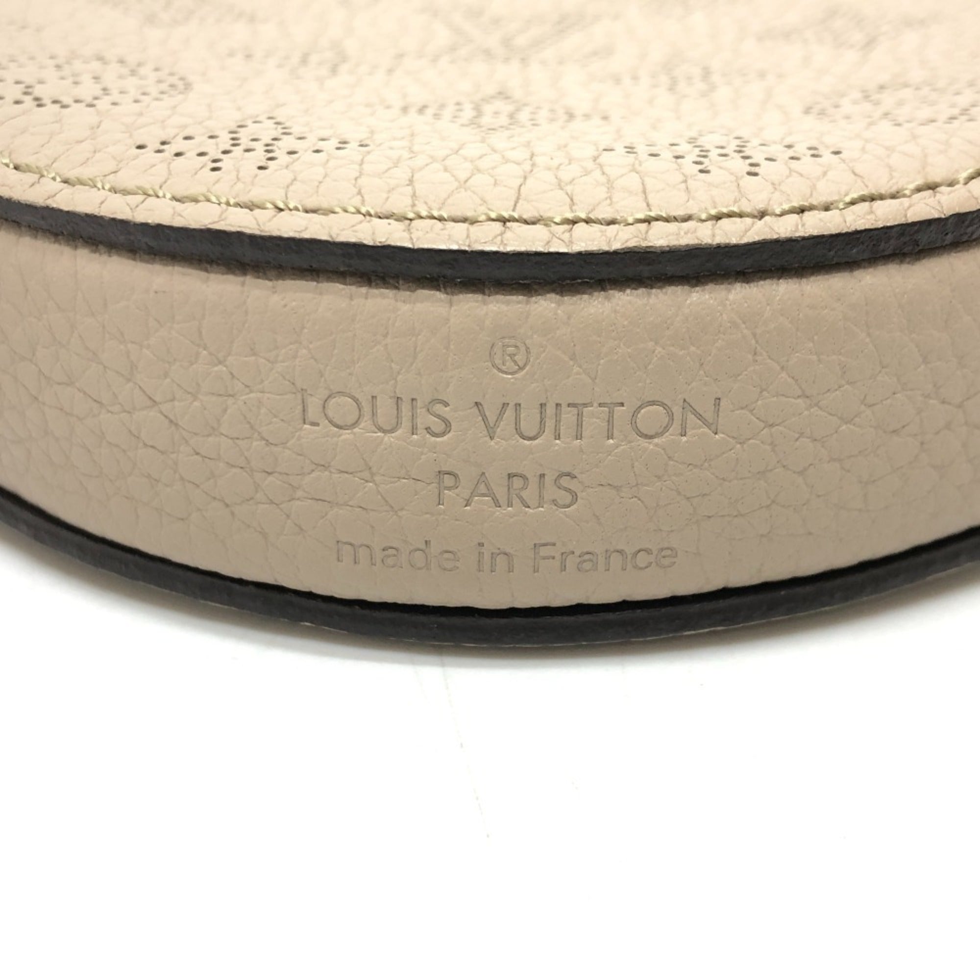 Louis Vuitton Monogram Beige Galle Leather Handbag Shoulder Bag (Pre-Owned)