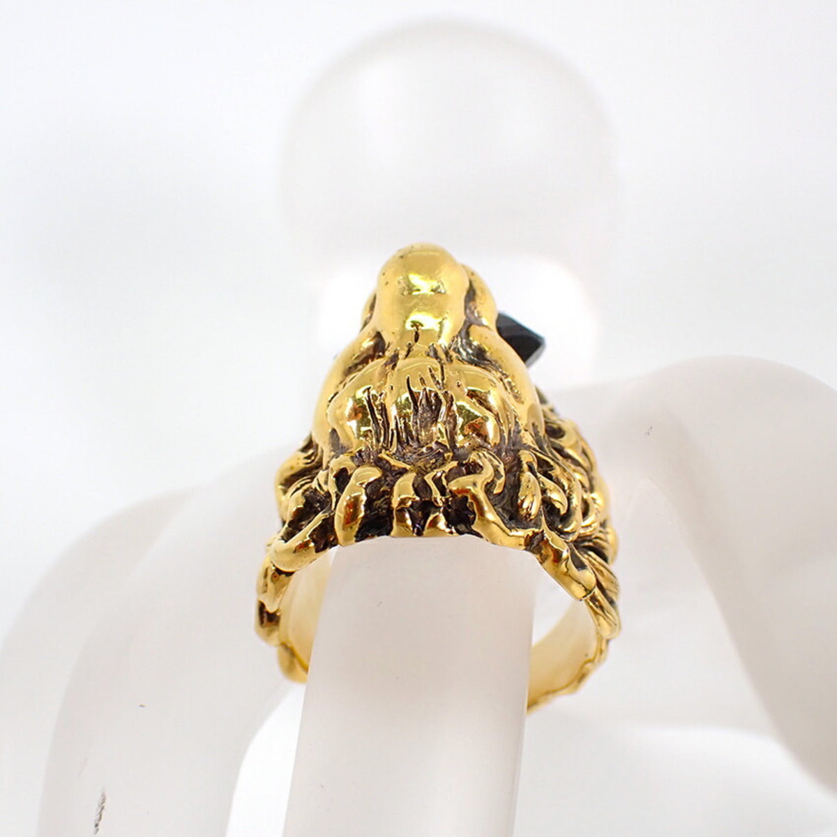 Gucci Sterling Silver 925 Band Ring (Pre-Owned)