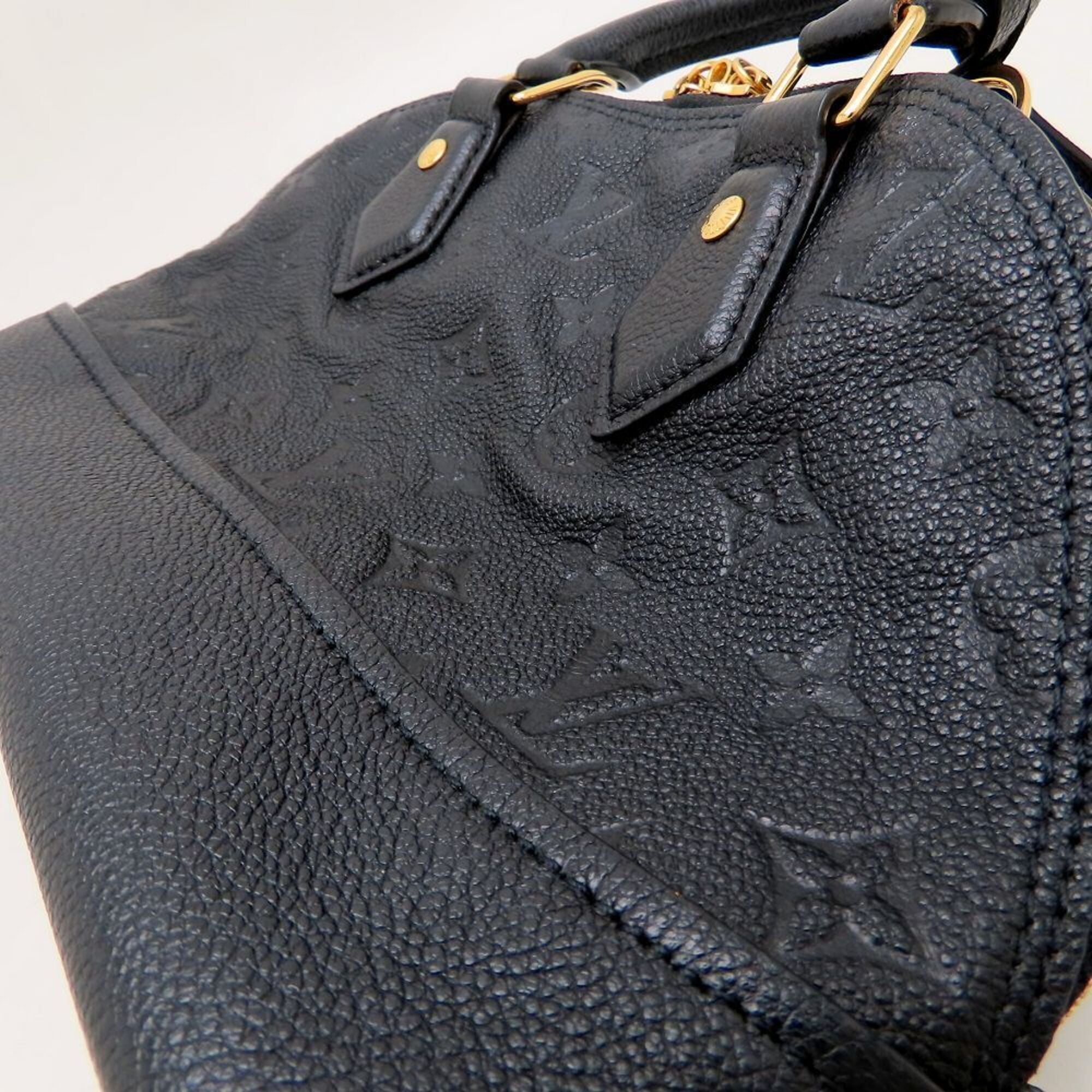 Louis Vuitton Monogram Noir Leather Handbag (Pre-Owned)