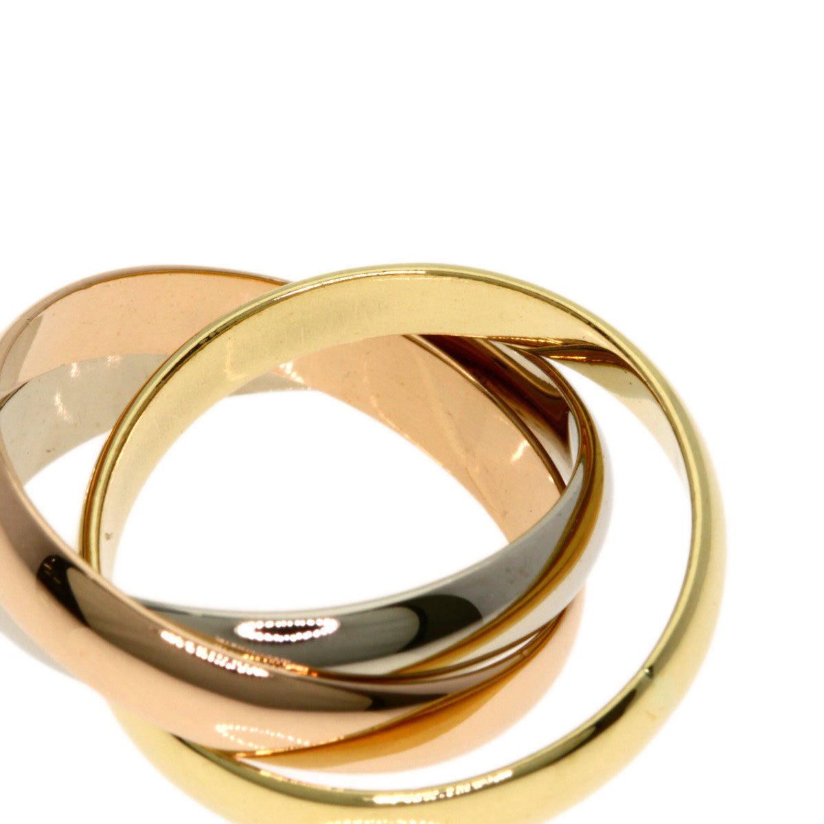 Cartier Trinity Yellow Gold (18K) Pink Gold (18K) White Gold (18K) Band Ring (Pre-Owned)